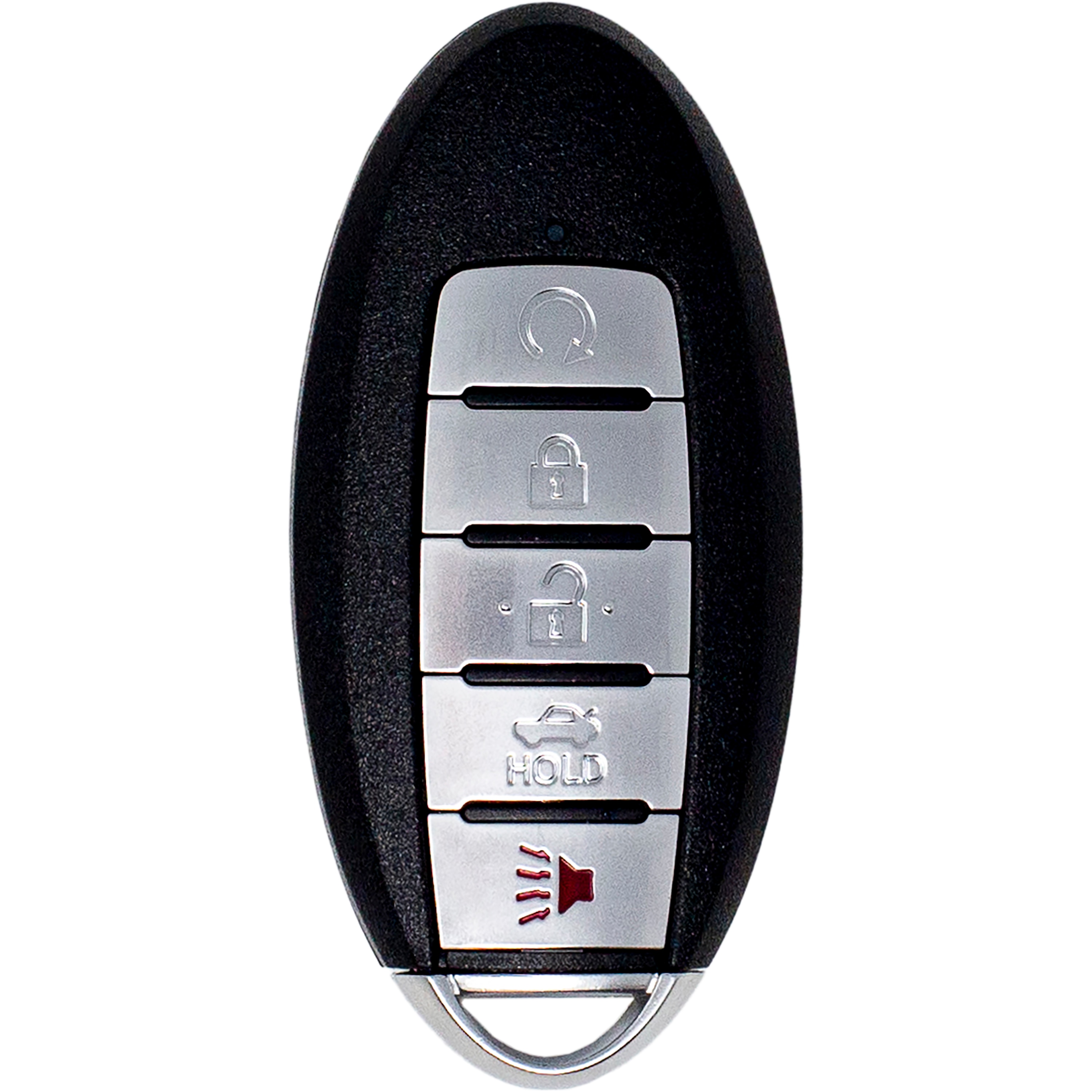Car Keys Express Black 4 Button Remote and Key Combo with Edge Cut