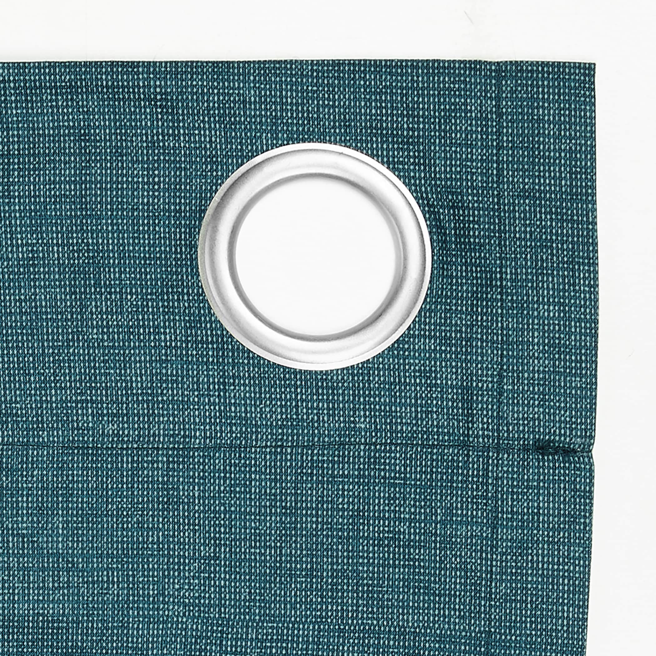 Teal Blackout Thermal Insulated Grommet Curtain Panel