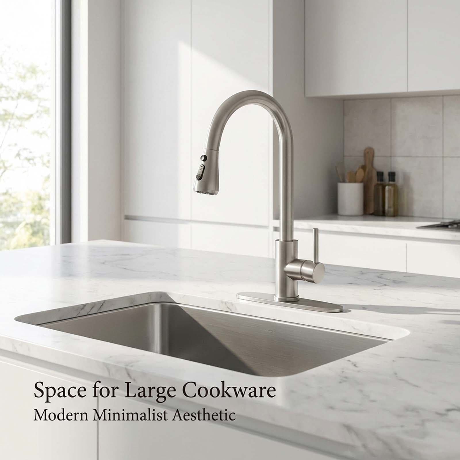 BYH B-KF001-BN Kitchen-Faucets - View #3