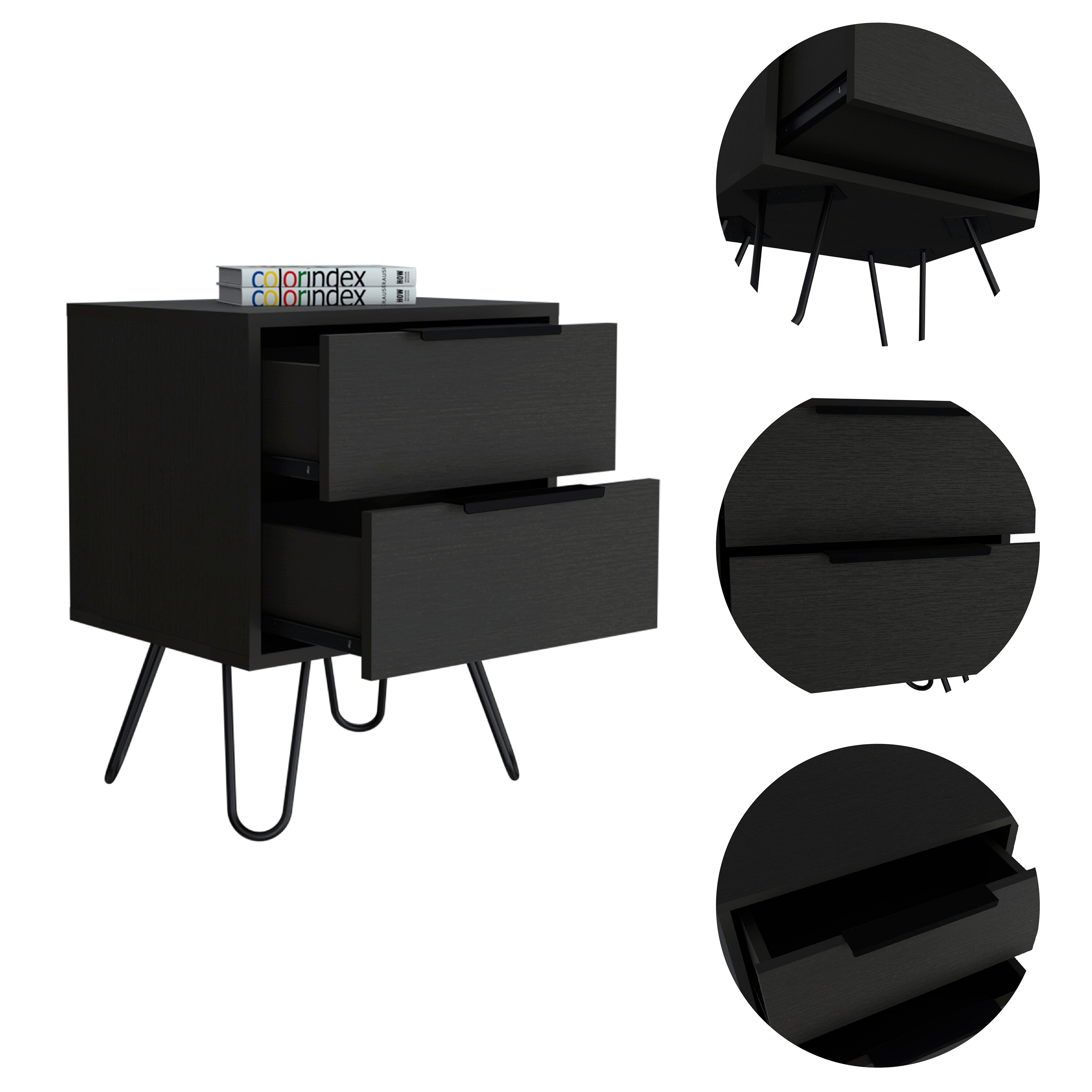 GLANZEND 6514QN2DN nightstands - View #6