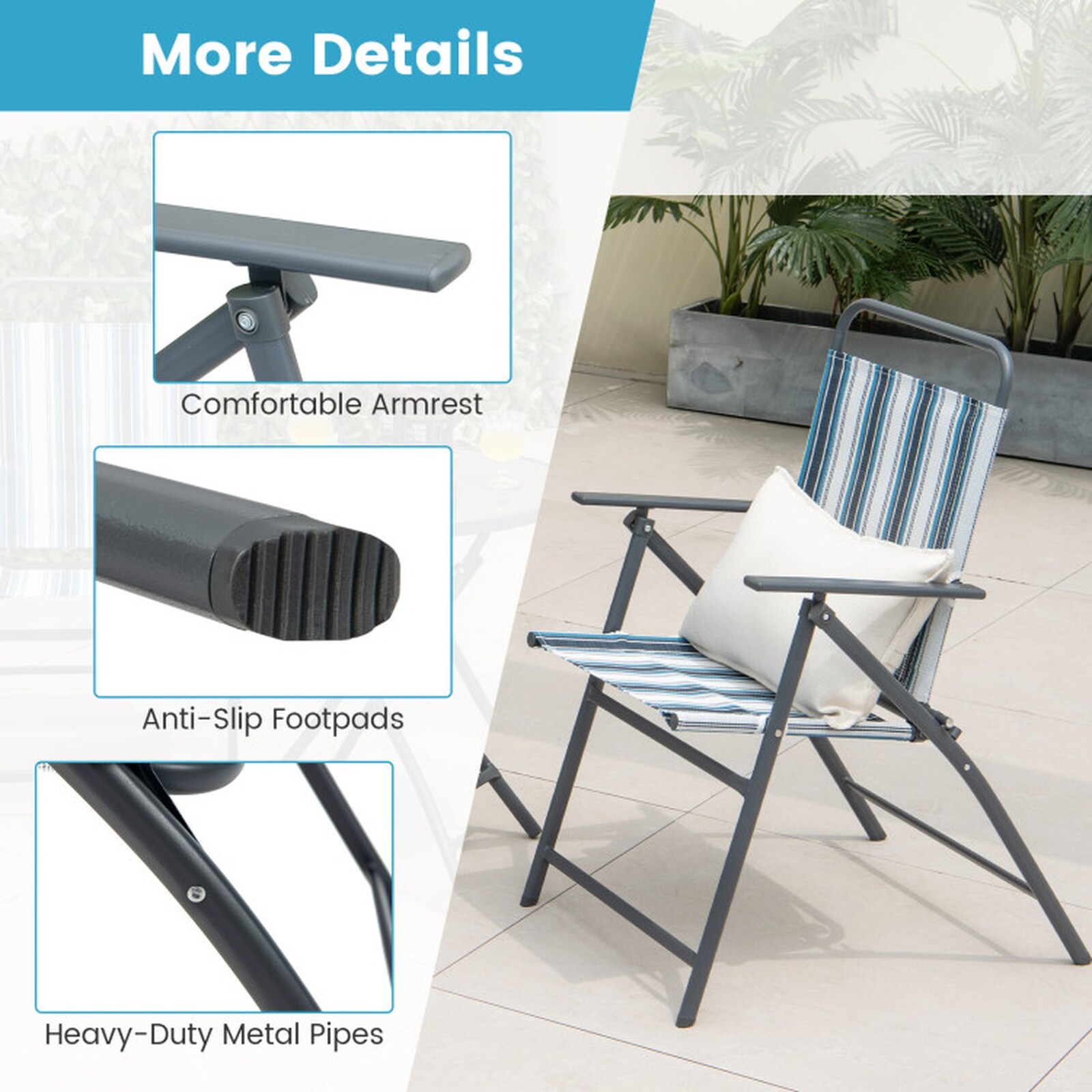 SUGIFT LW102SUGHY0915 Folding-Chairs - View #5