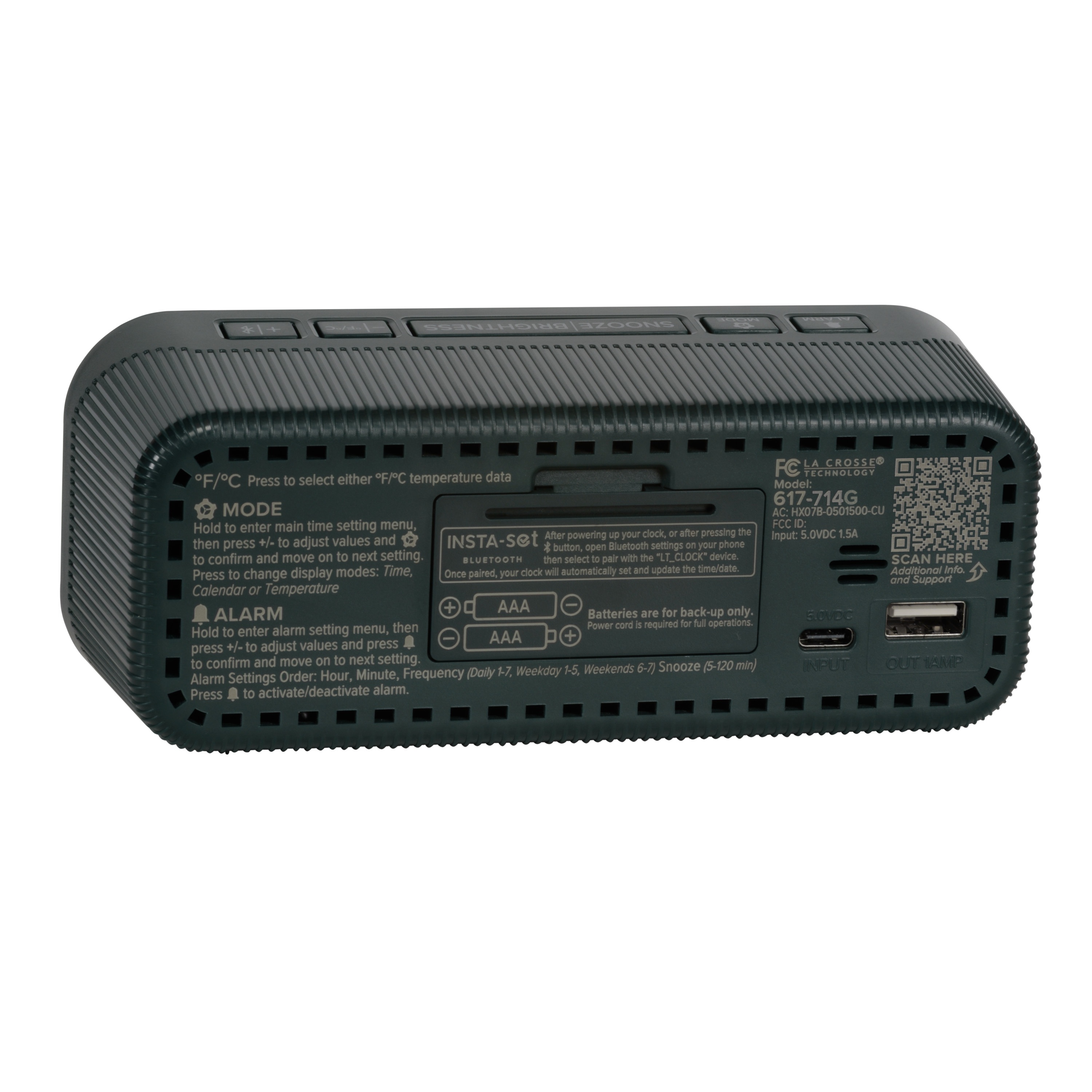 La Crosse Technology 617-714G-INT Indoor-Outdoor-Clocks - View #3