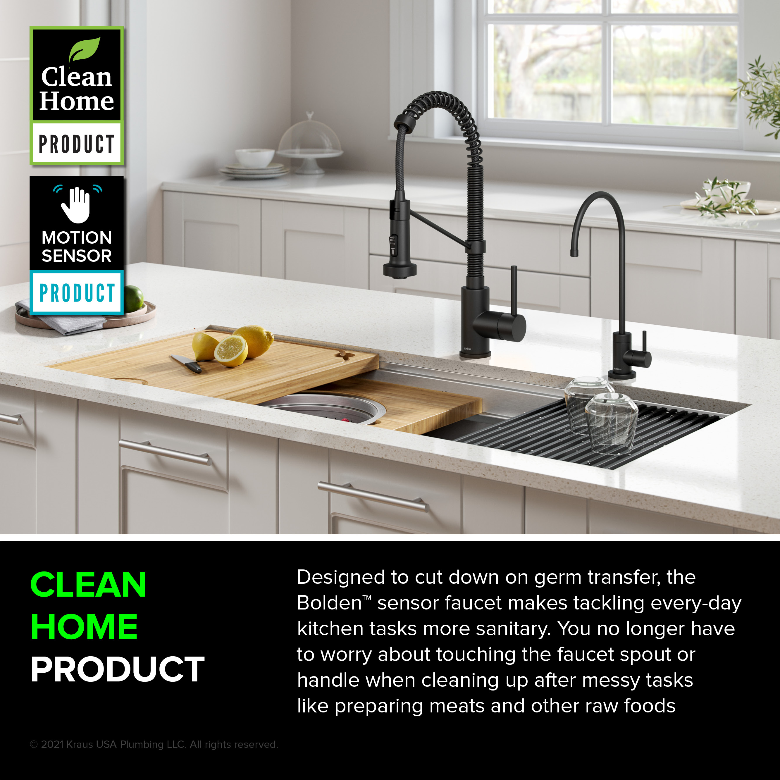 Kraus KSF-1610MB-DP02-C Kitchen-Faucets - View #5