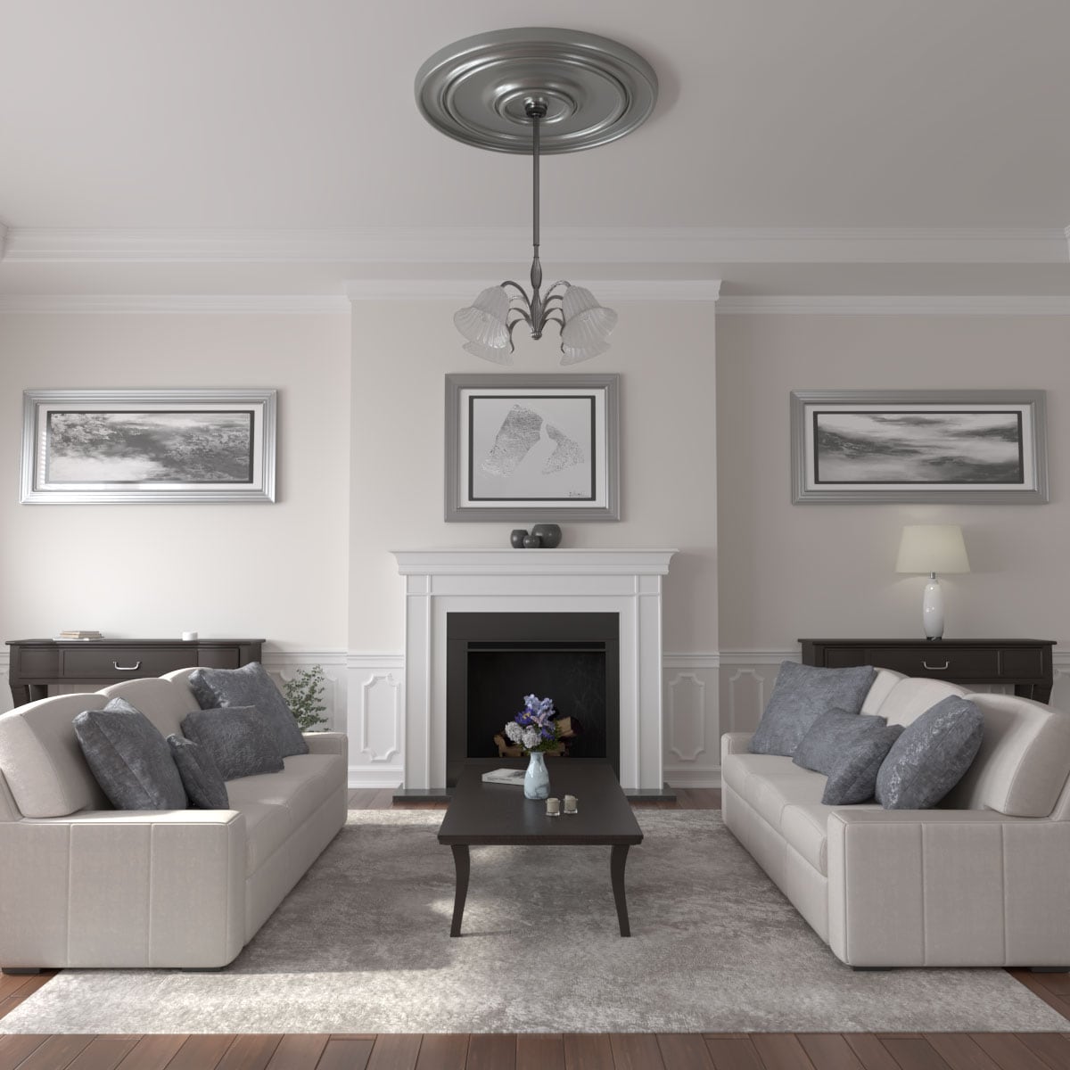 Ekena Millwork CM54TCLSLS Ceiling-Medallions - View #4