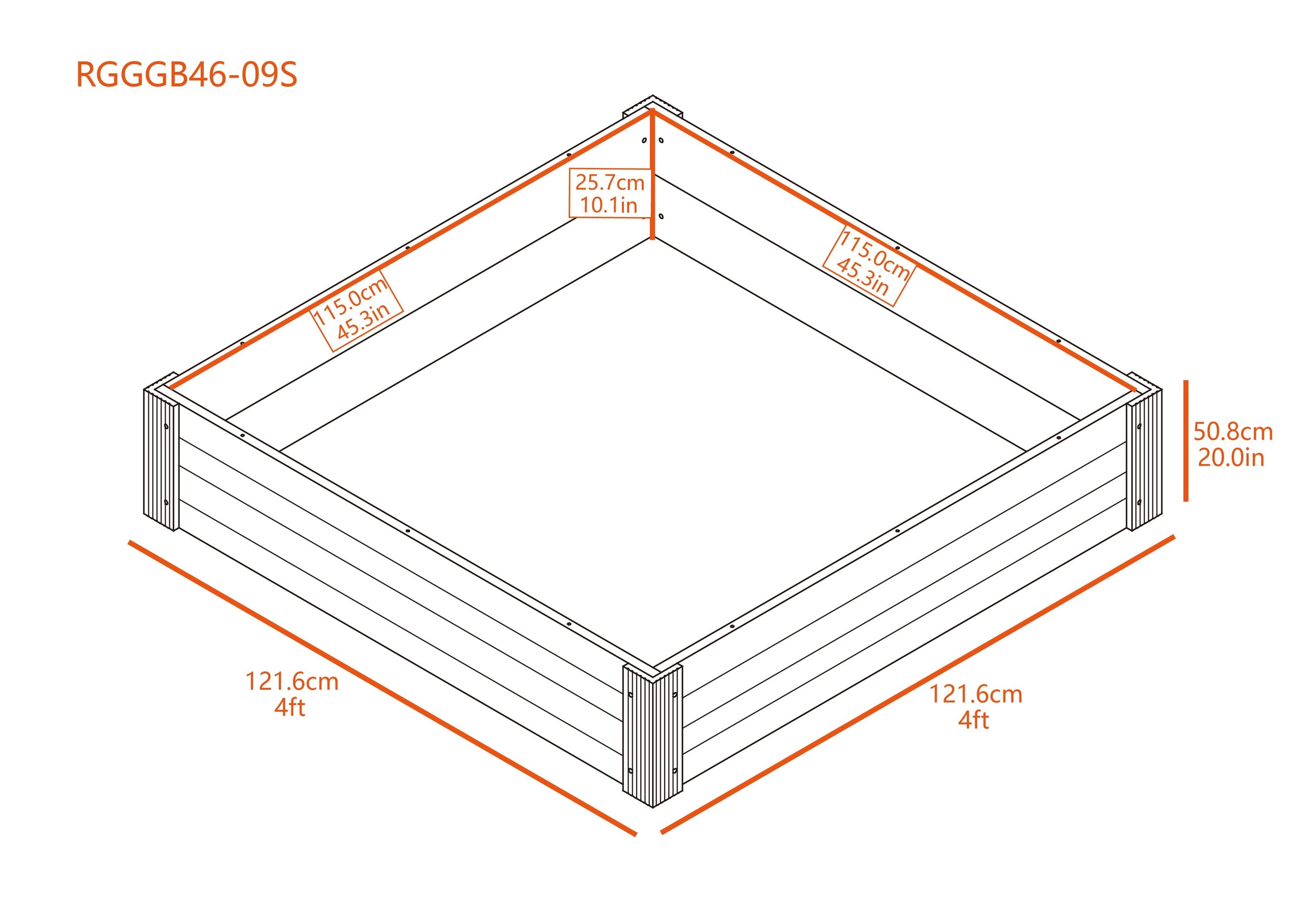 New Age Garden RGGGB46-09S Planter-Window-Box - View #13