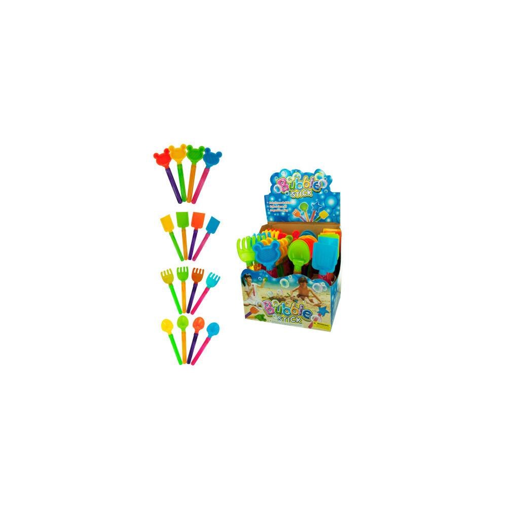 Kole Imports KOLIM84339  SK033-32 Sand Toy Bubble Stick Counter Top Display, 32 Piece