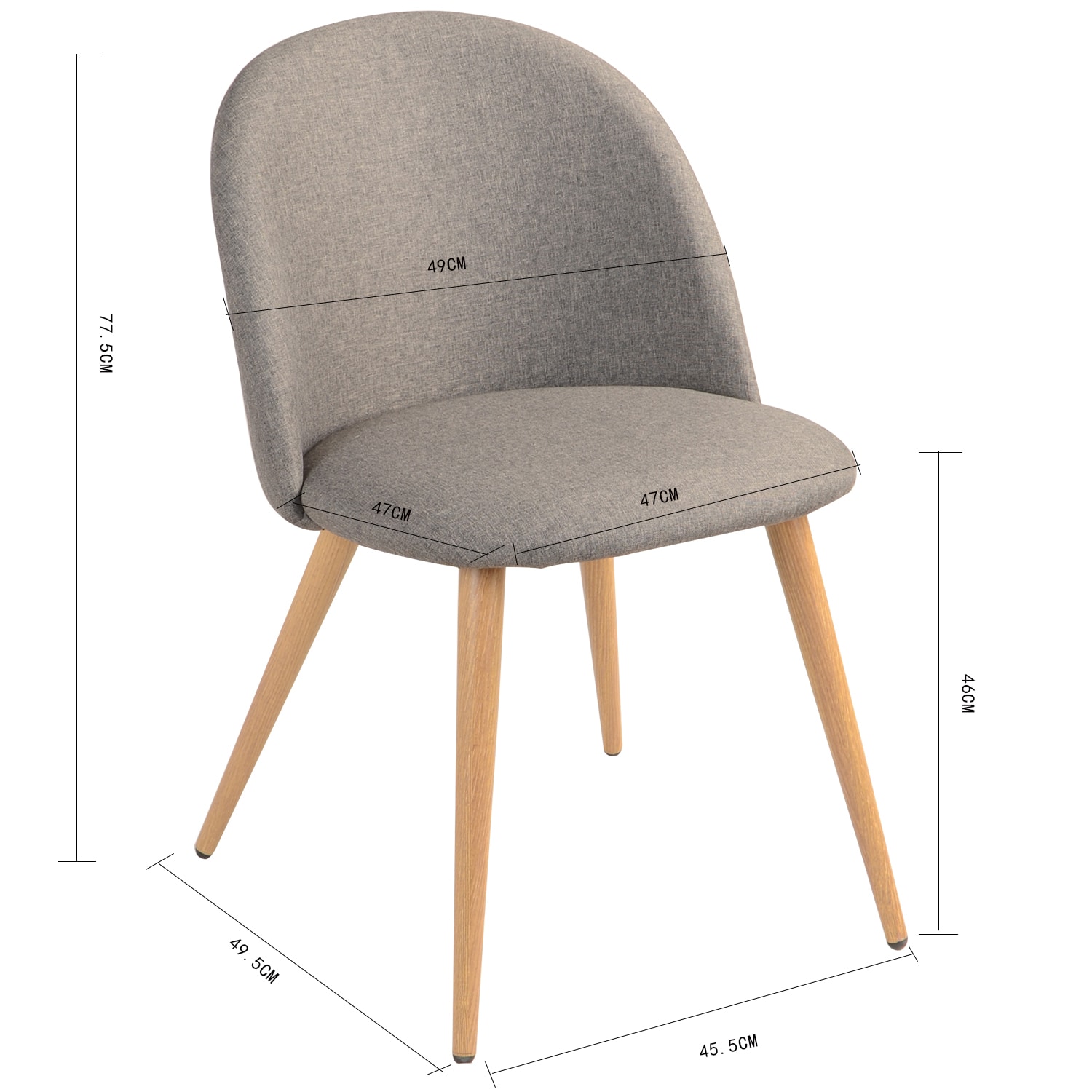 CASAINC AKBAR LARGE GREY Indoor-Ottomans - View #8