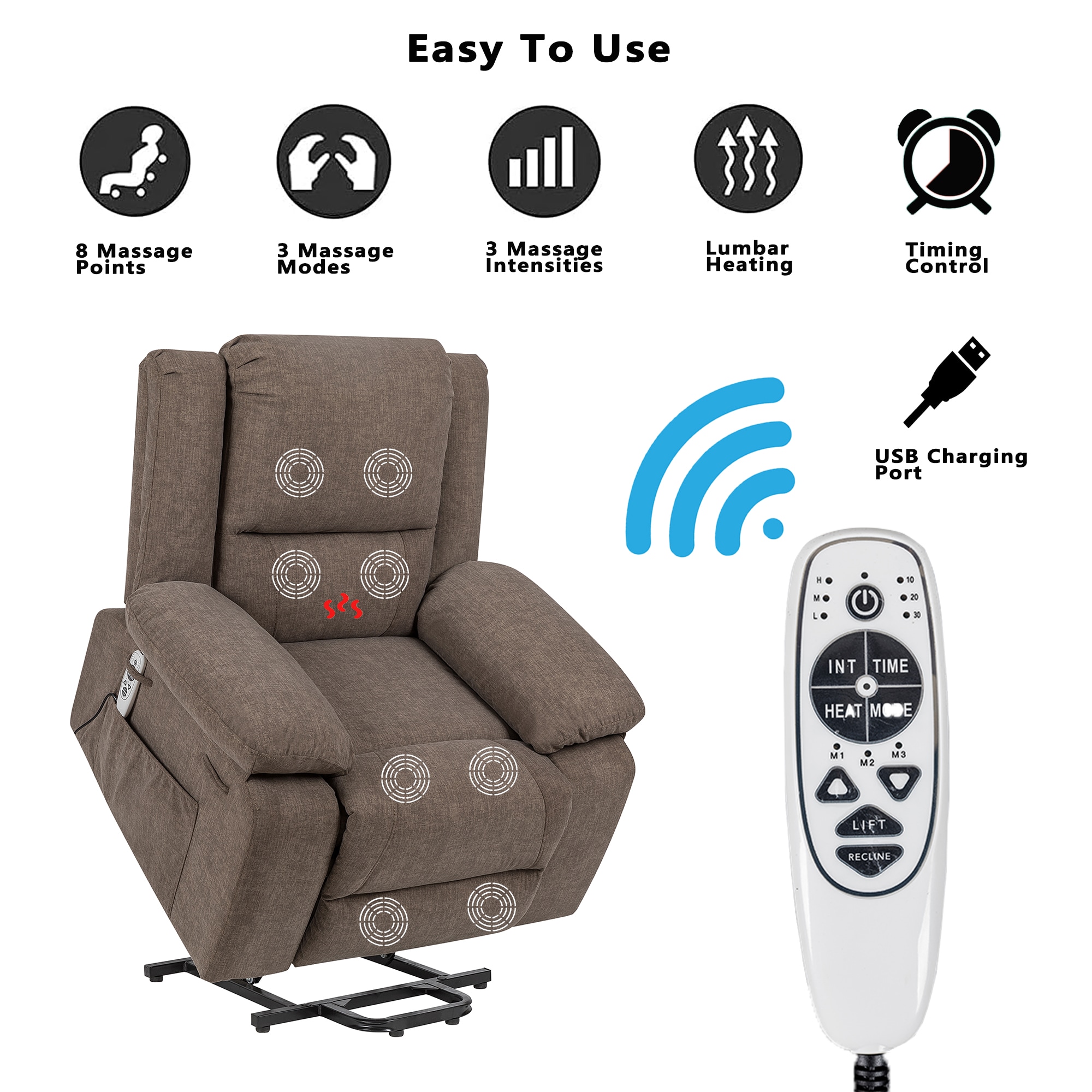 AAZJ NBC-CM64200ML recliners - View #5