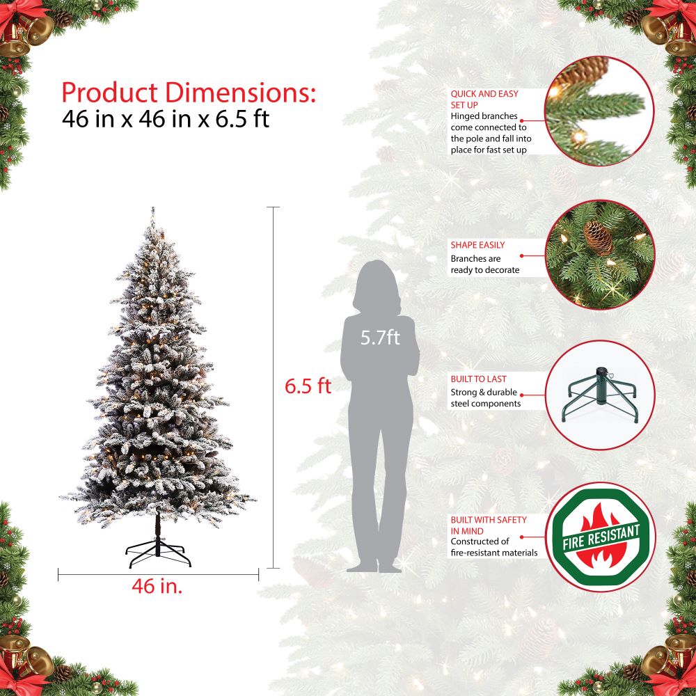 Puleo International 253-BYGA-65C350 Artificial-Christmas-Trees - View #5