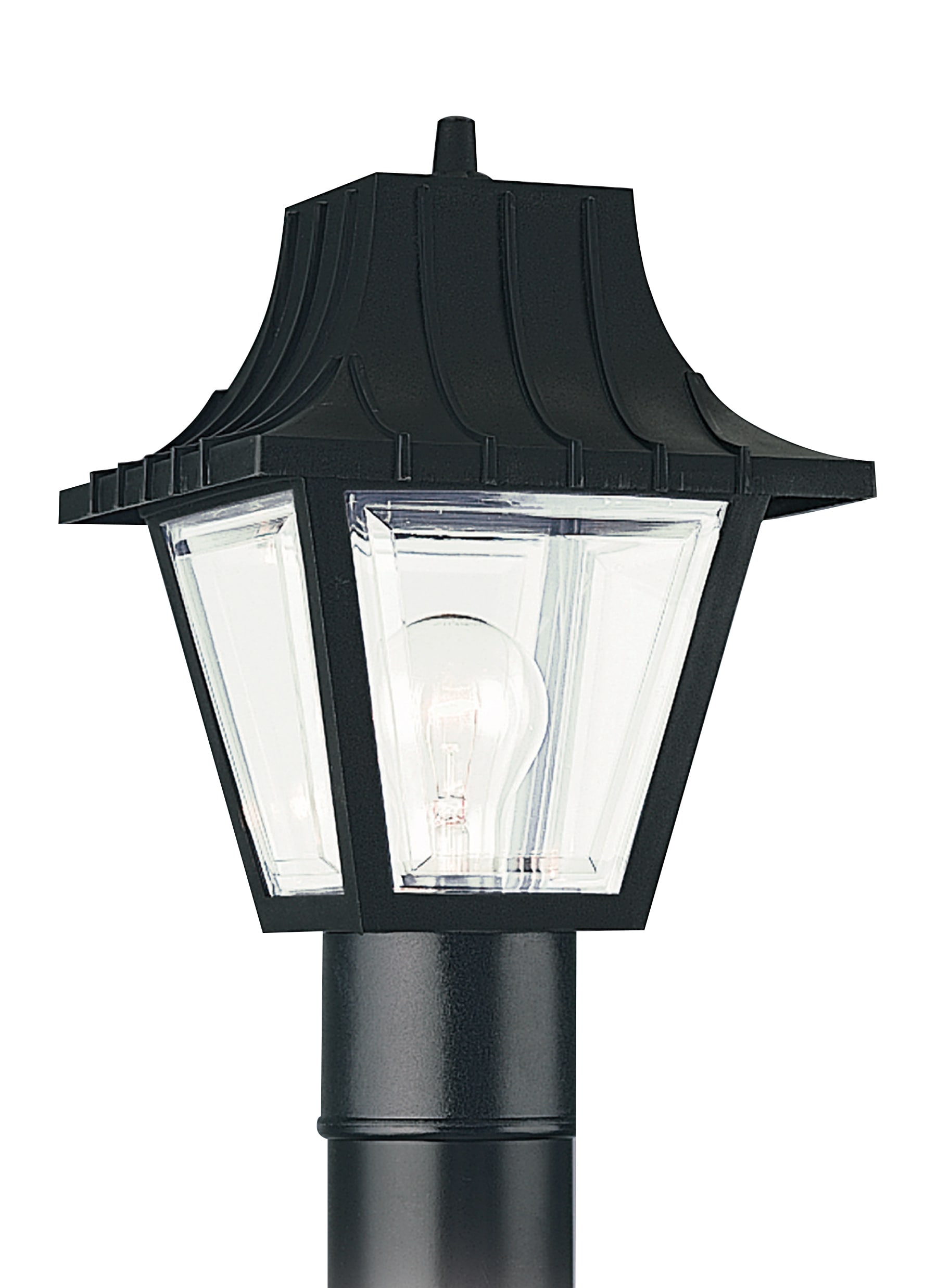 Generation Lighting 8275-32 11.0-in Black Transitional Outdoor Post light