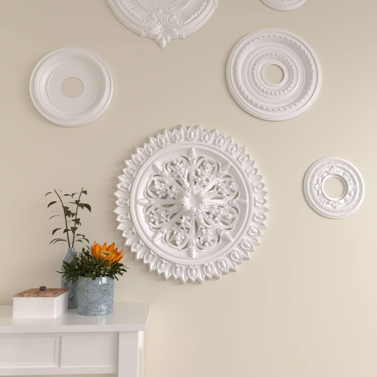 Ekena Millwork CM24LA Ceiling-Medallions - View #6