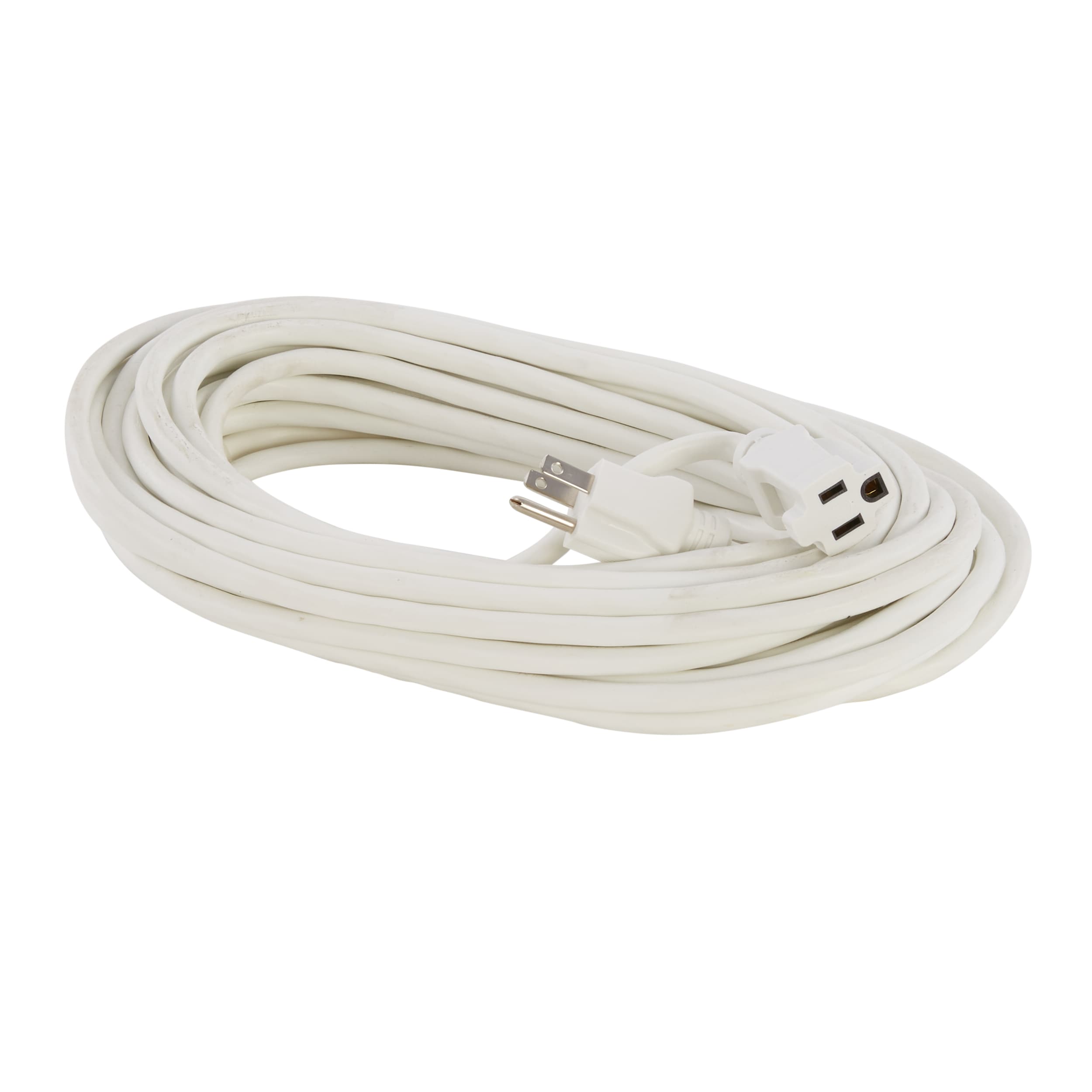 Utilitech 40-ft 13-Amp 120-Volt 1-Outlet 16-Gauge White Outdoor Extension Cord