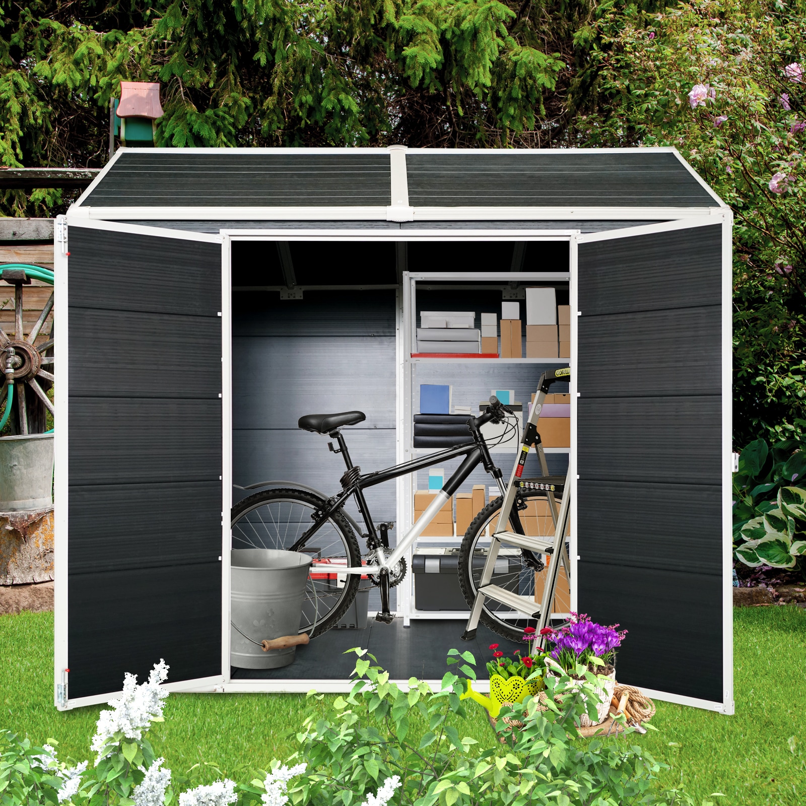 Mondawe MD-TP16AAL Vinyl-Resin-Storage-Buildings - View #2