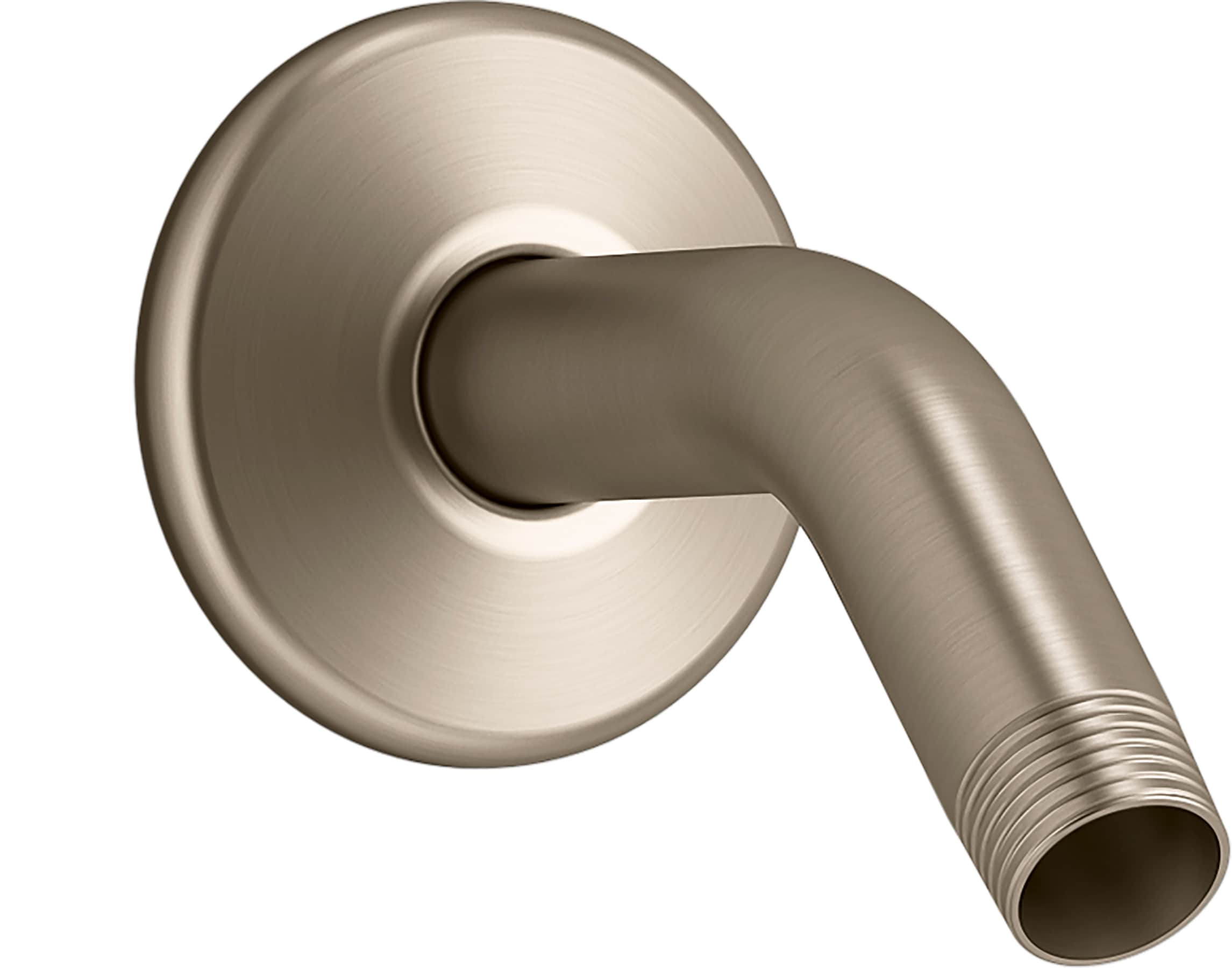 KOHLER Vibrant Brushed Bronze 5.375-in Shower Arm and Flange in the ...