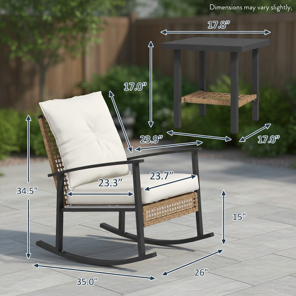 Choco Moon WYC-WQ45753-LS Patio-Conversation-Sets - View #2