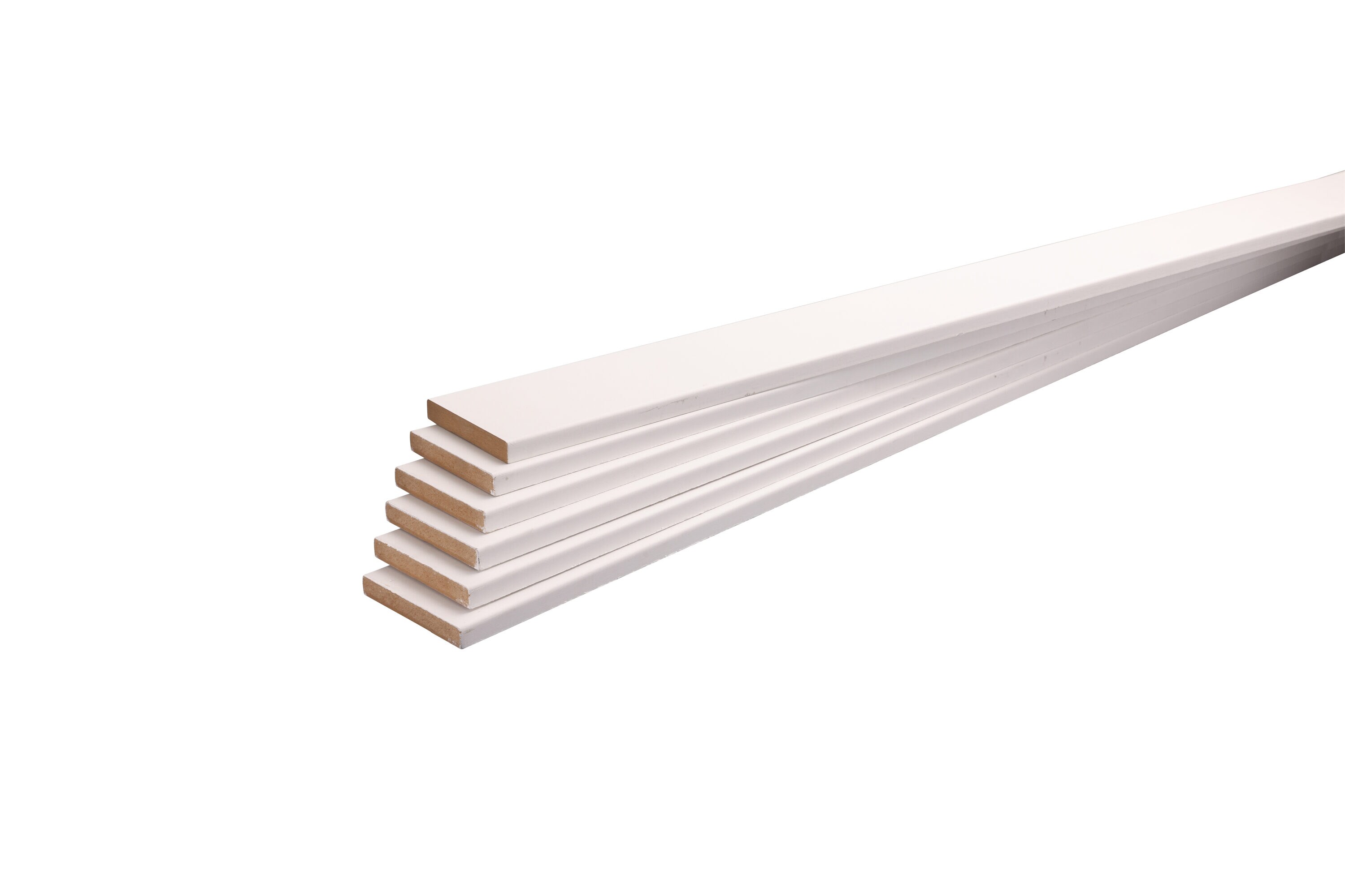 RELIABILT 9/16-in x 3-1/2-in x 8-ft Primed MDF 412 Casing 6 -Pack