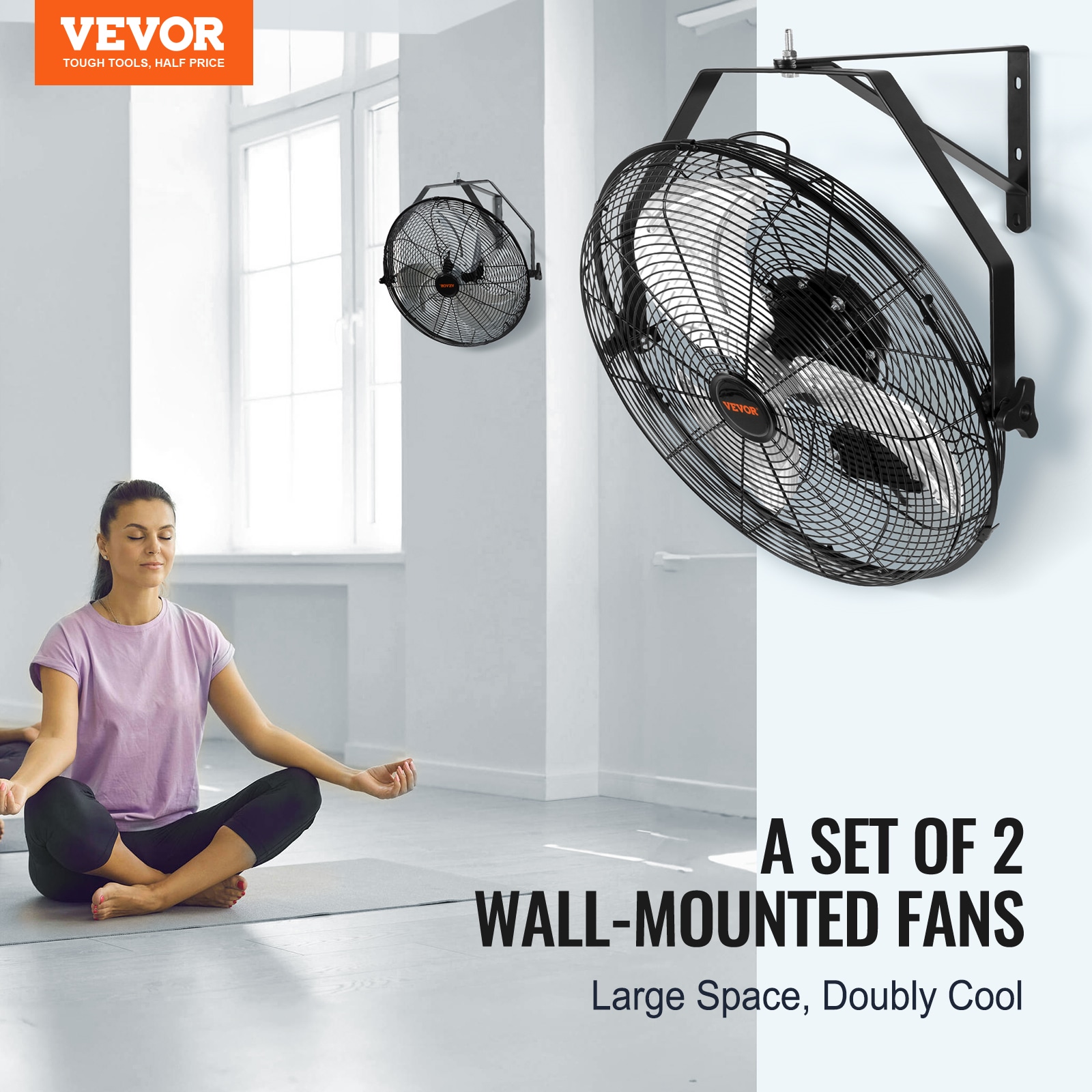 VEVOR GYBGSFS2JT18WLZBTV1 Wall-Mounted-Fans - View #5