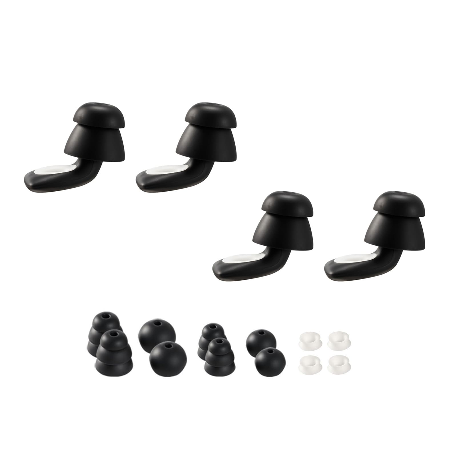 GIVIMO 12-Pair Reusable Silicone Sleep Earplugs with NRR 25-dB Noise Reduction M and L Tips