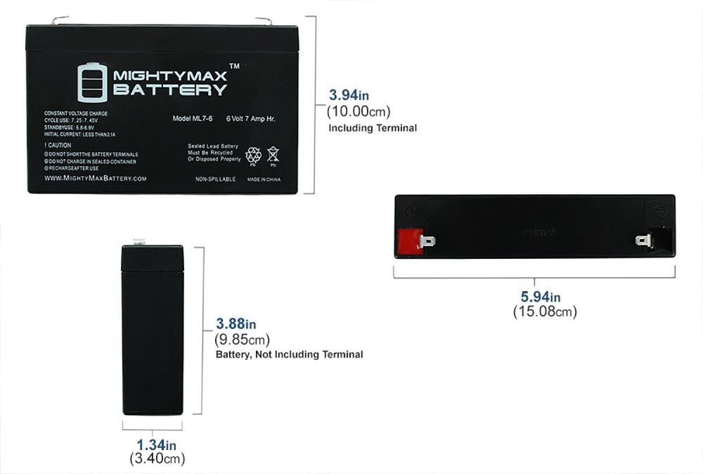 Batterie 6V 7ah