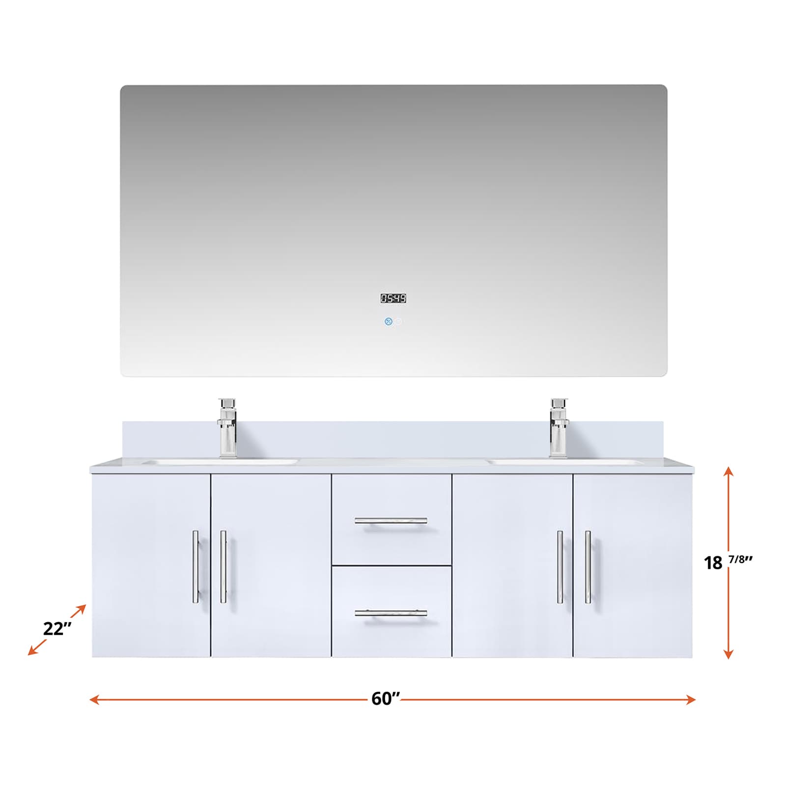 Lexora LVG60DM211 Bath-Vanity-Combo - View #4