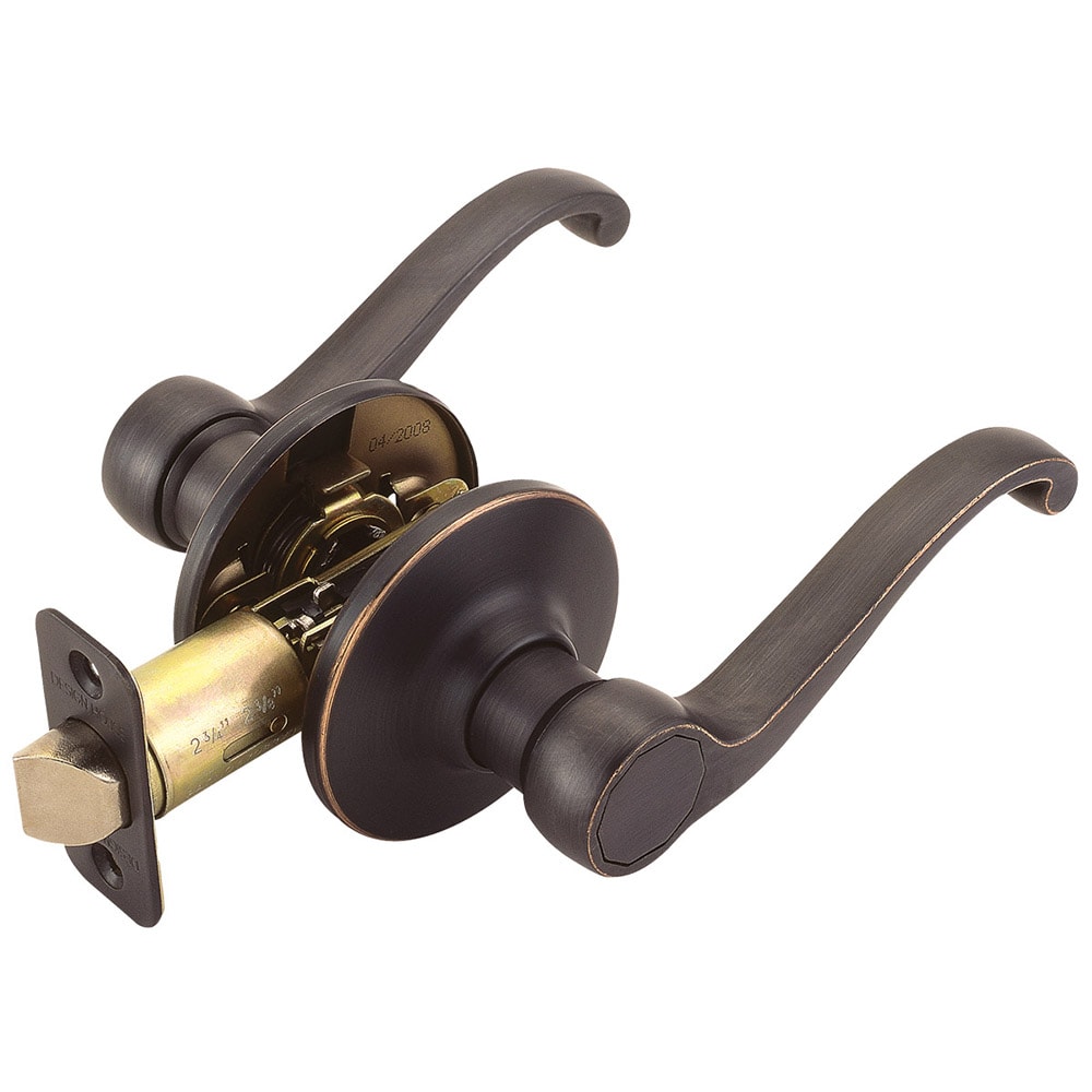Design House 791624 Scroll Scroll Oil Rubbed Bronze Interior Hall/Closet Passage Door Handle