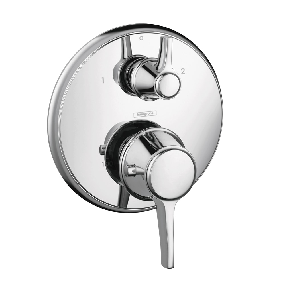 Hansgrohe 88609000 Scroll Lever Temperature Control Handle for Shower POL CHROME 