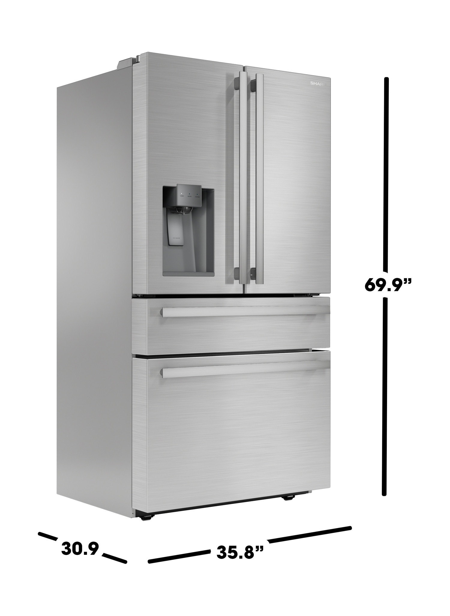Sharp French Door Refrigerators at