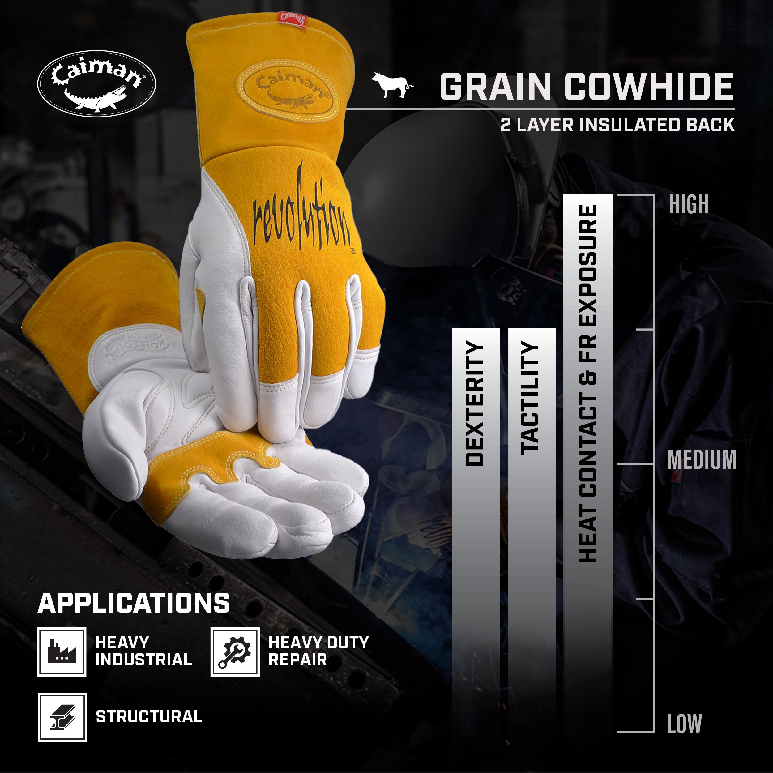 Caiman 1810-7 Welding-Apparel - View #8