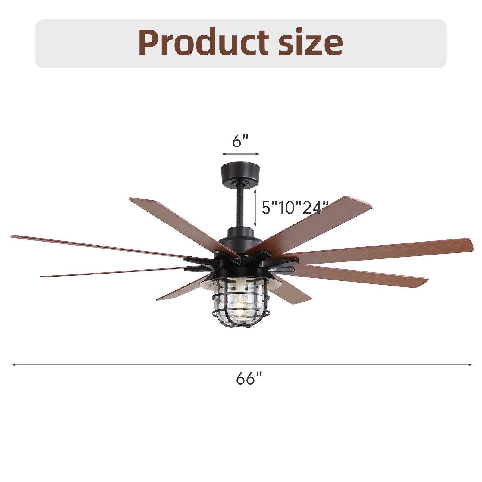 WELLFOR KBSE-6003 Ceiling-Fans - View #5