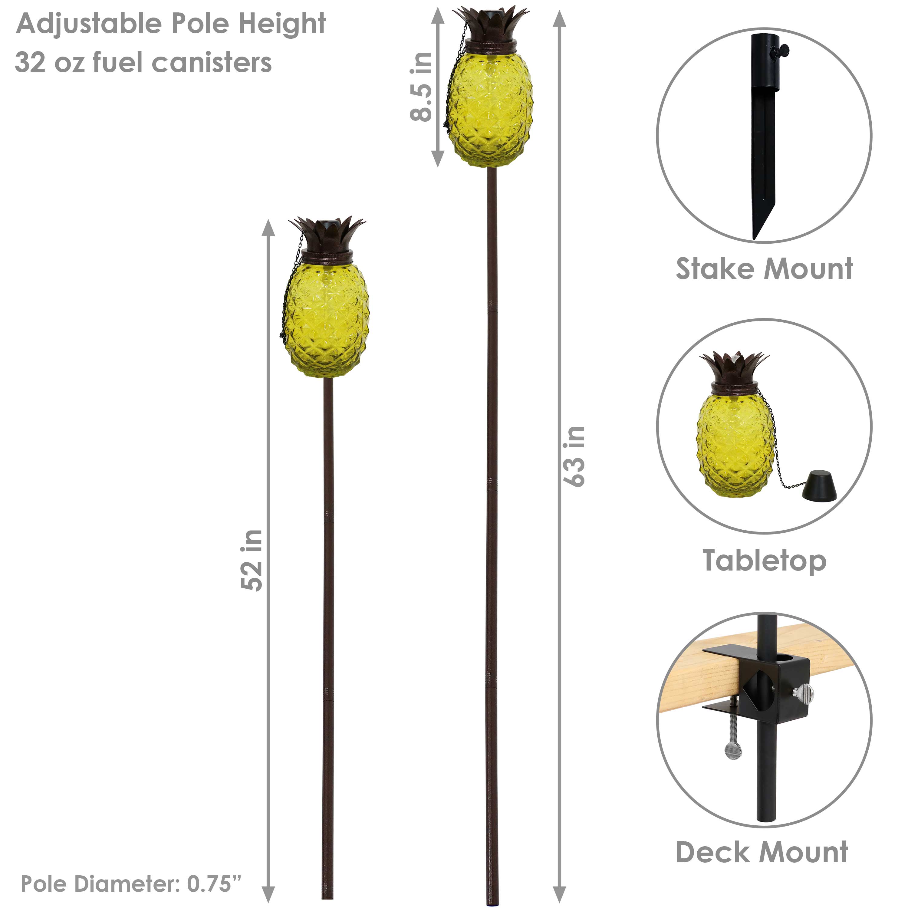 Sunnydaze Decor WKO-889 Citronella-Torches - View #5