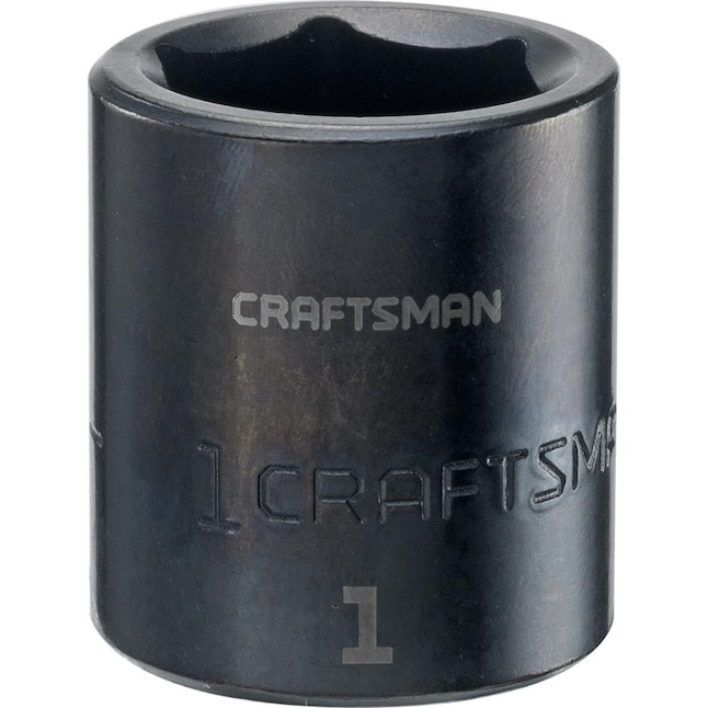 Craftsman 1/2" Drive SAE 6 pt Shallow Socket Any Size STD Inch Point Tools
