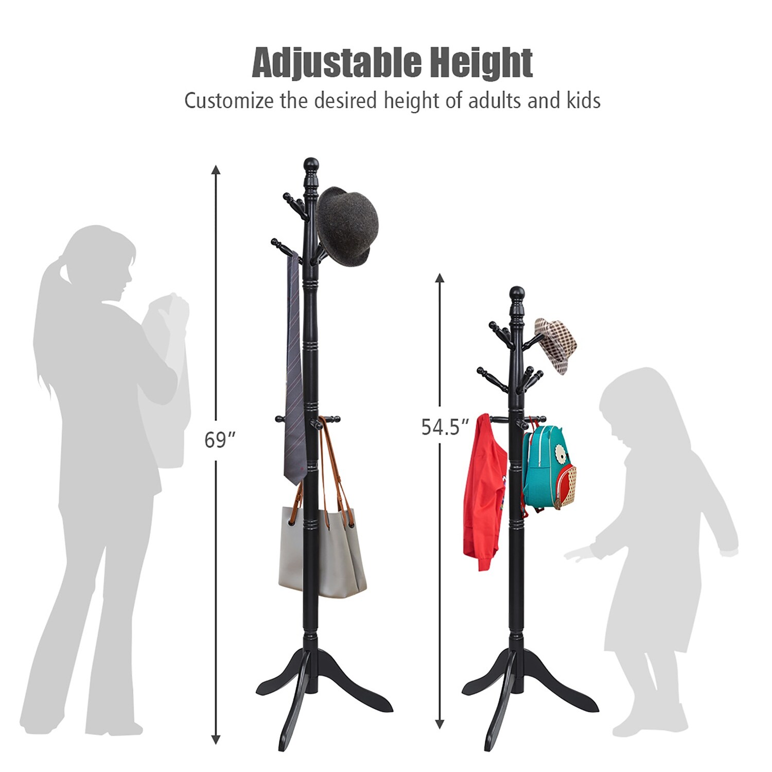 Costway CSHY000609 Coatrack-Stands-Pedestals - View #8