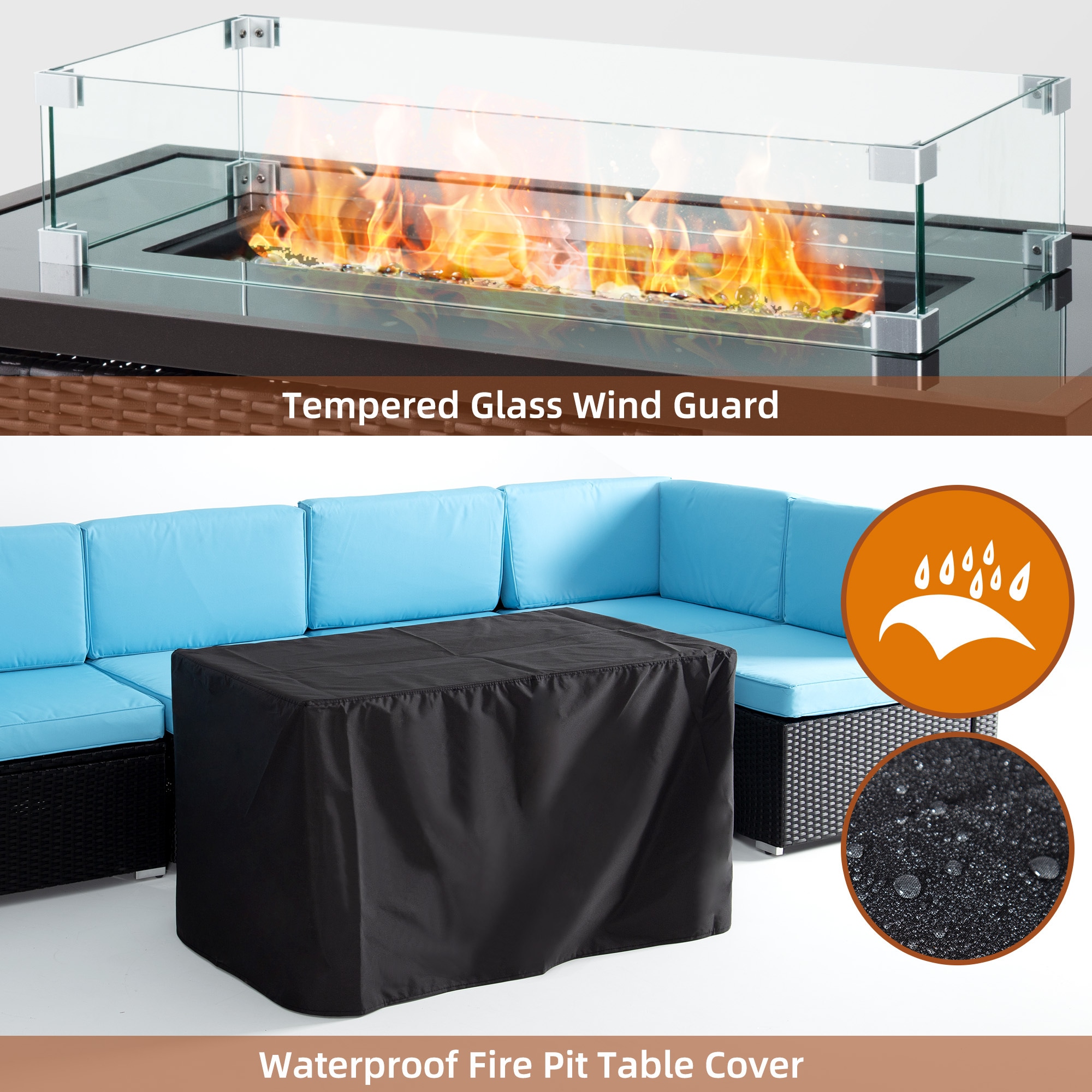 PamaPic TB-HPZ-CK-WL1 Outdoor-Gas-Firepits - View #5