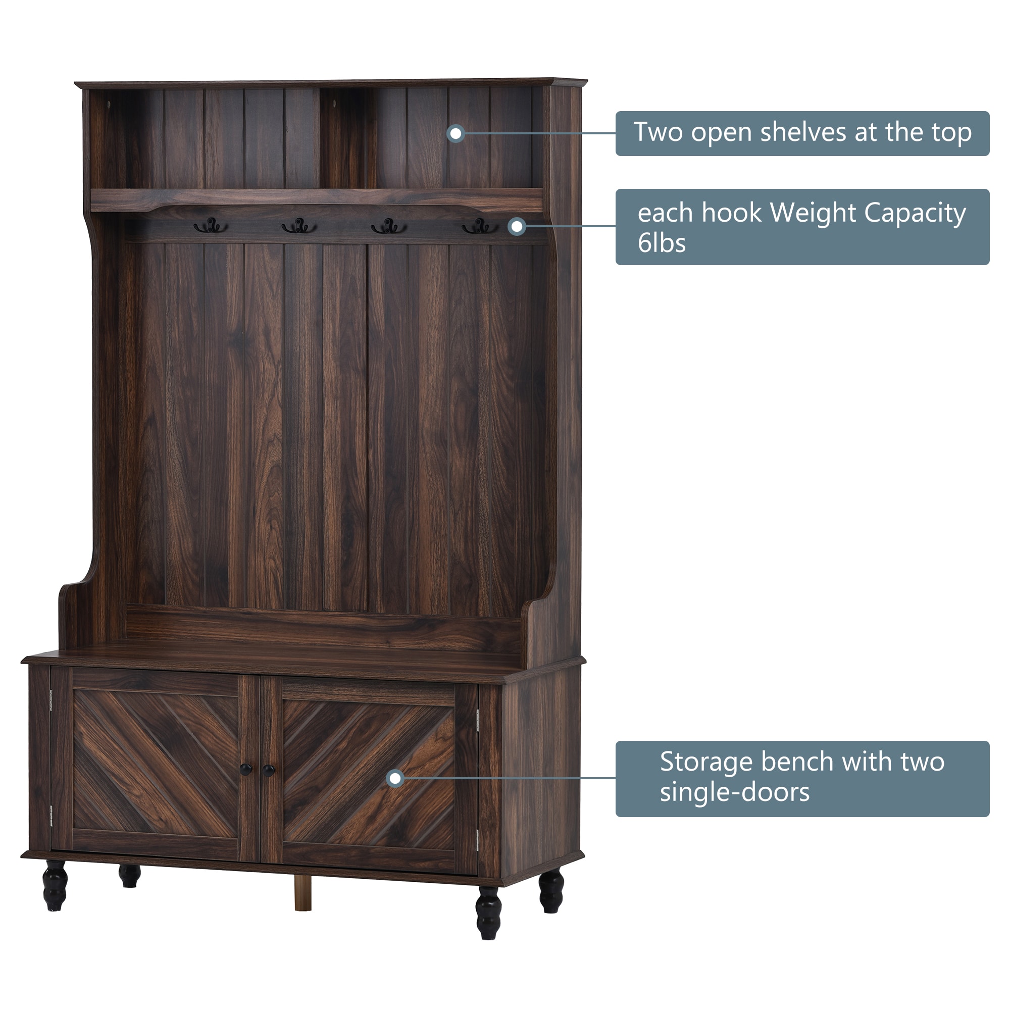 ModernLuxe L-WF287805AAD Hall-Trees - View #4