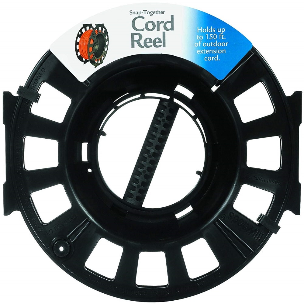 Cord Reel Snap-Together Caddy in Black | - Southwire 82870