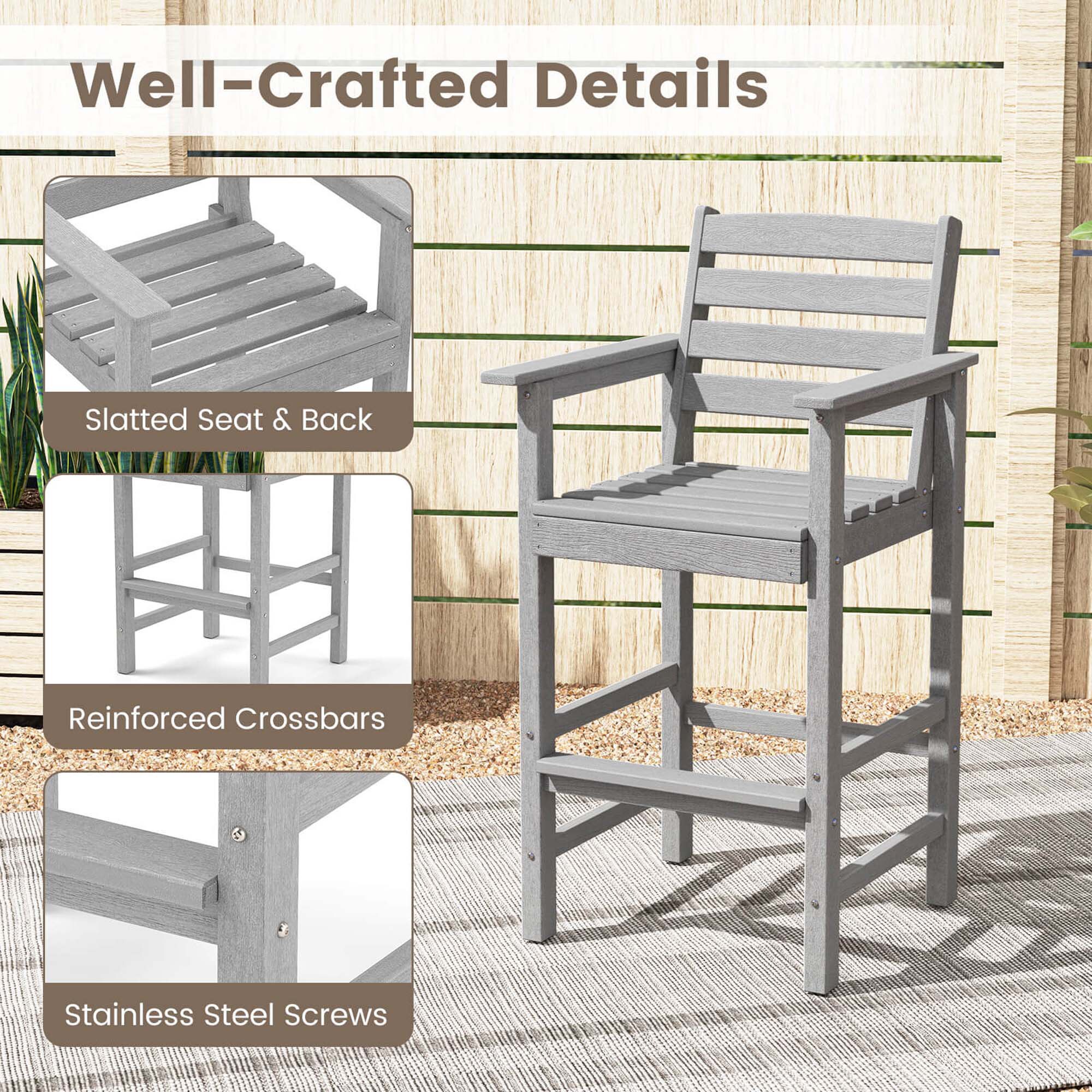 Costway HCST05558 Patio-Chairs - View #3