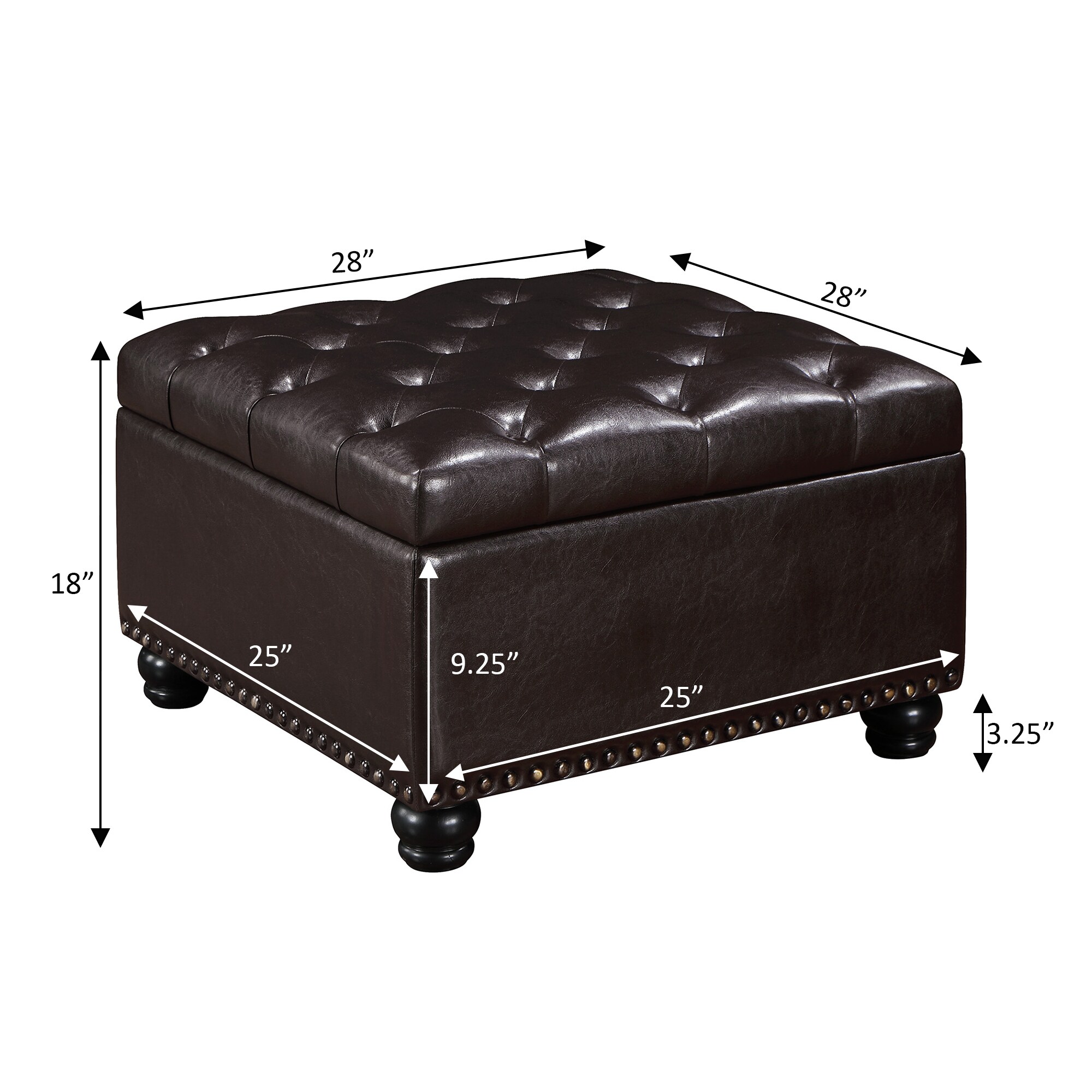 Convenience Concepts R9-247 Indoor-Ottomans - View #4