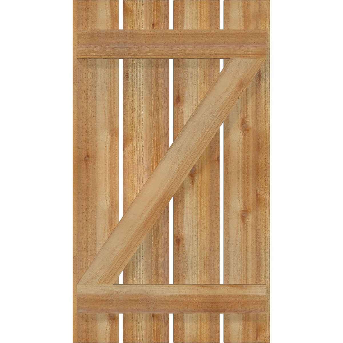 Ekena Millwork RBS06Z23X040RWR Exterior-Shutters - View #5