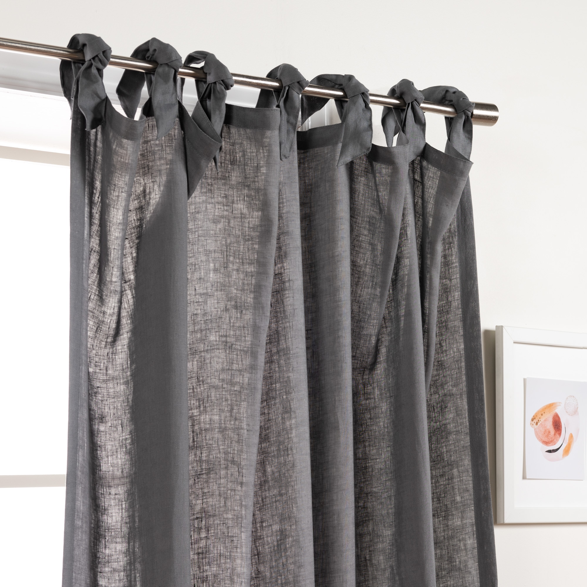 Best Home Fashion YK-02-TIE-LN-96-DK.G curtains - View #3