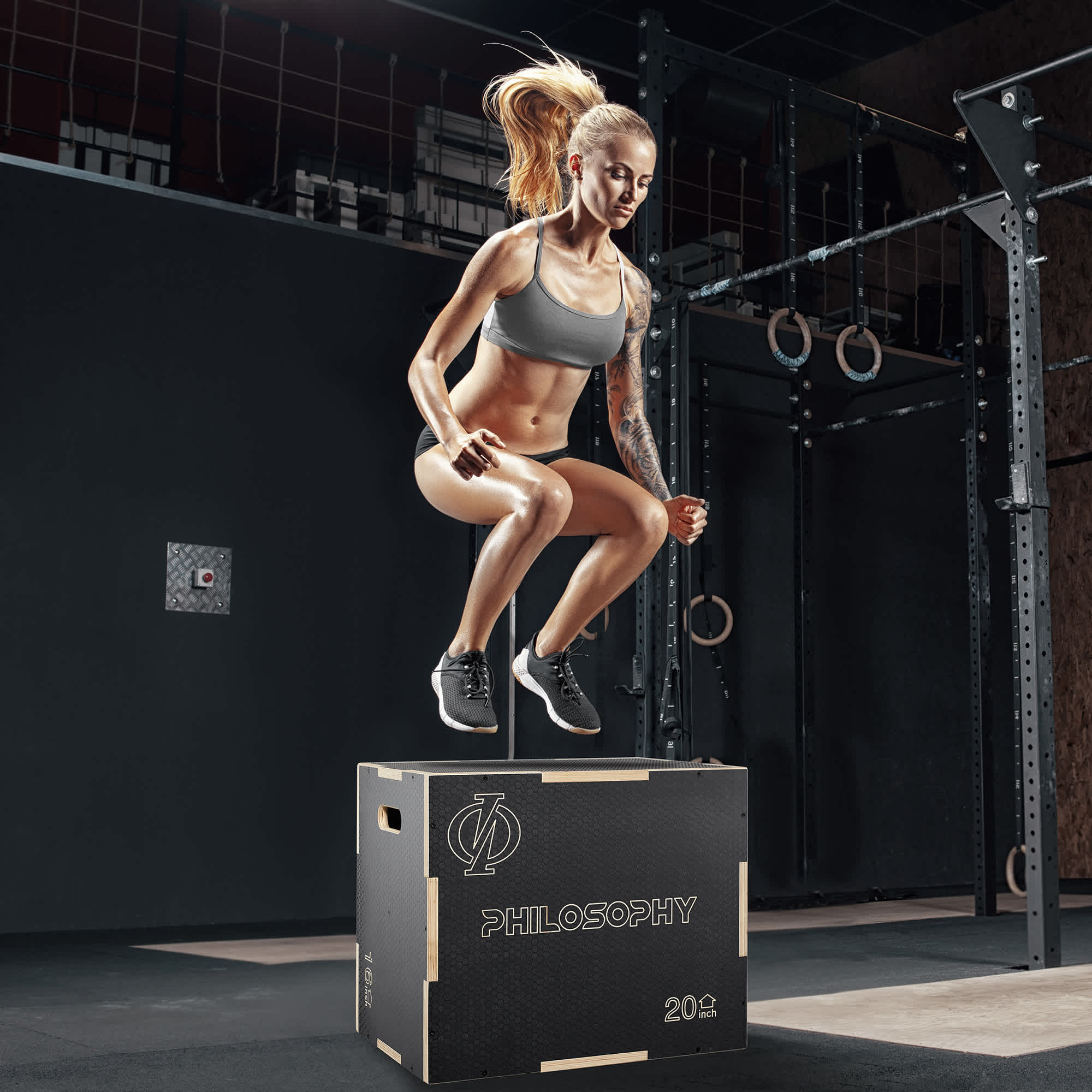Philosophy Gym FIT-PLYO-2406S-BLK Plyo-Boxes-Platforms - View #6