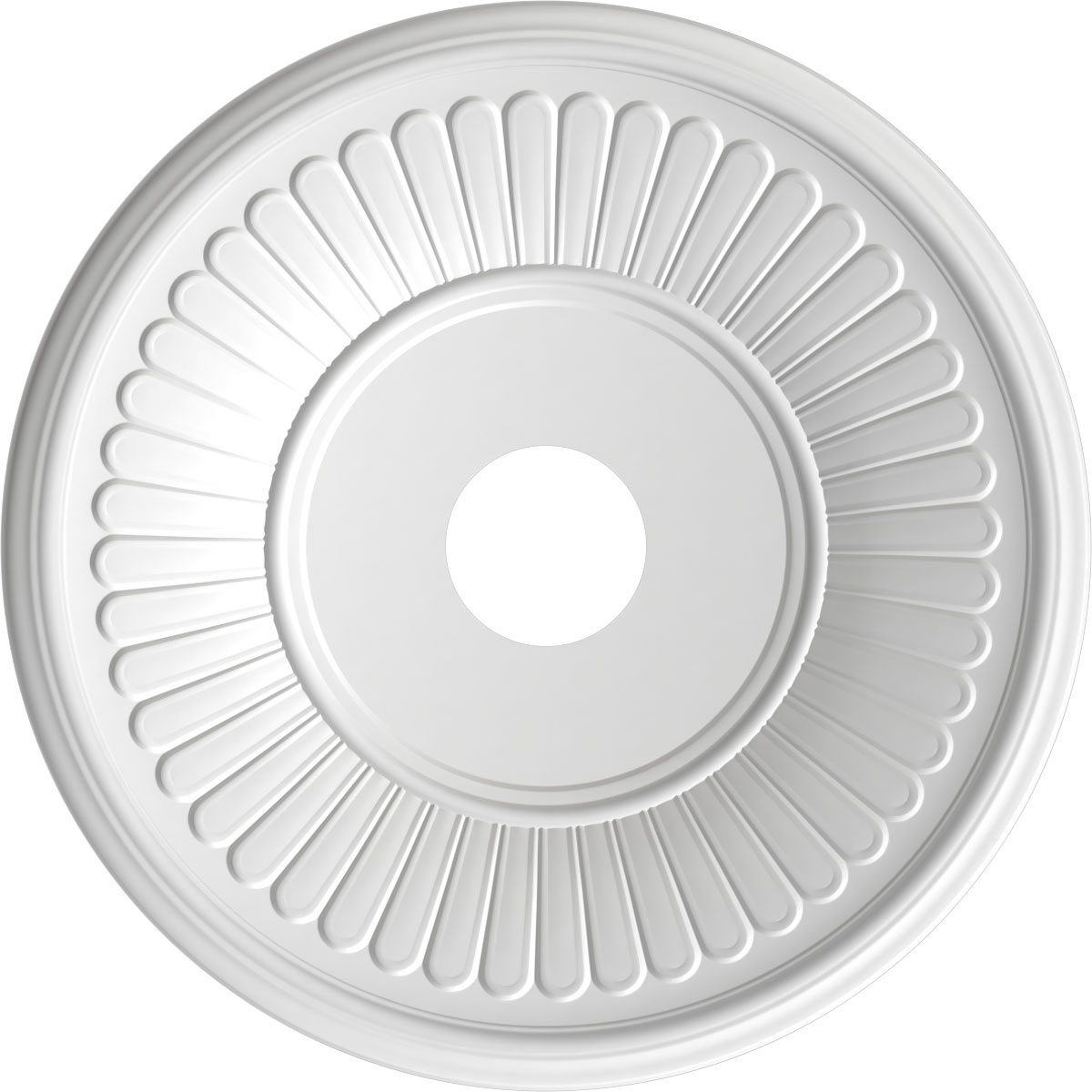 Ekena Millwork CMP19BEBCR Ceiling-Medallions - View #5