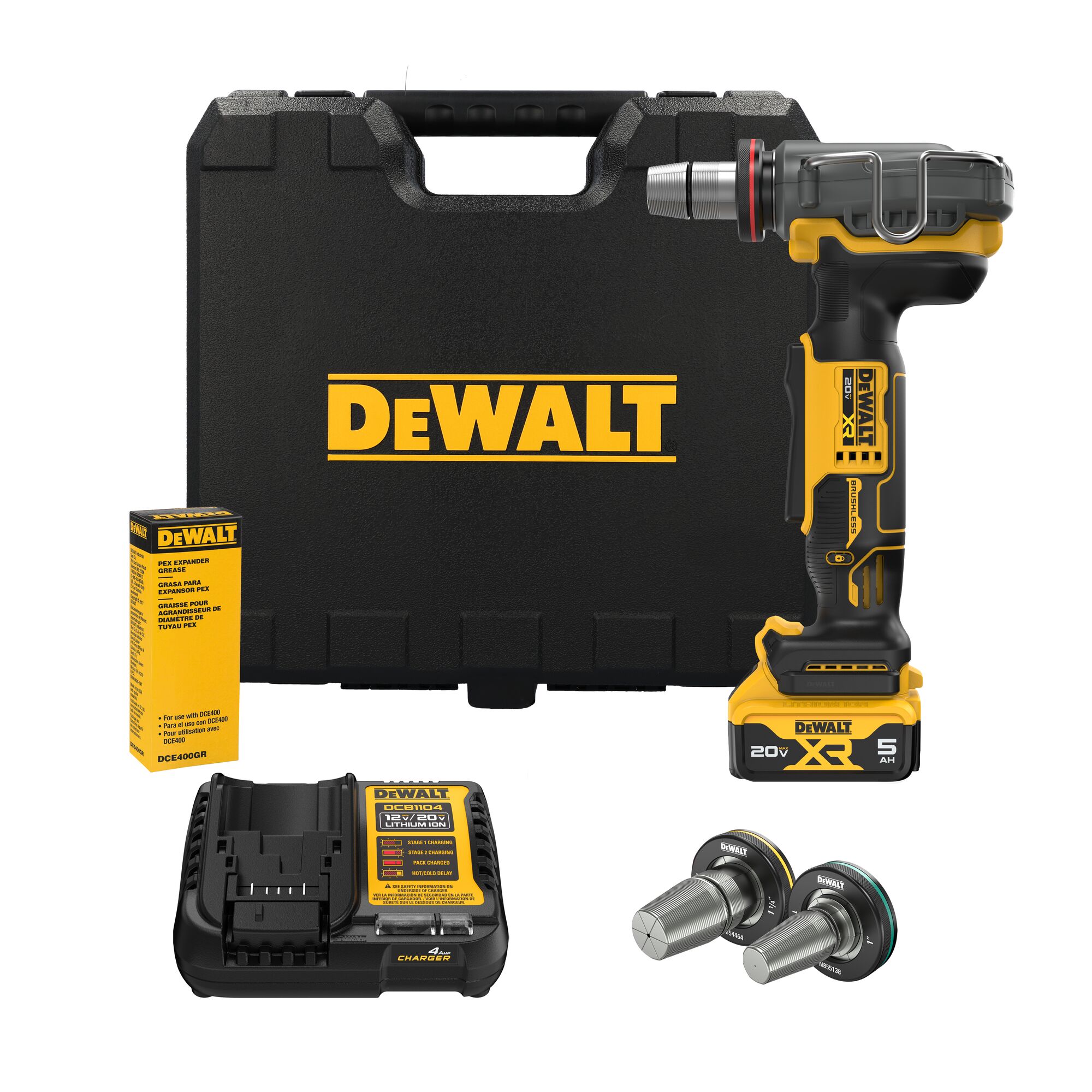 DEWALT DCE410P1 20V MAX XR 1-1/2-in PEX Expander Kit