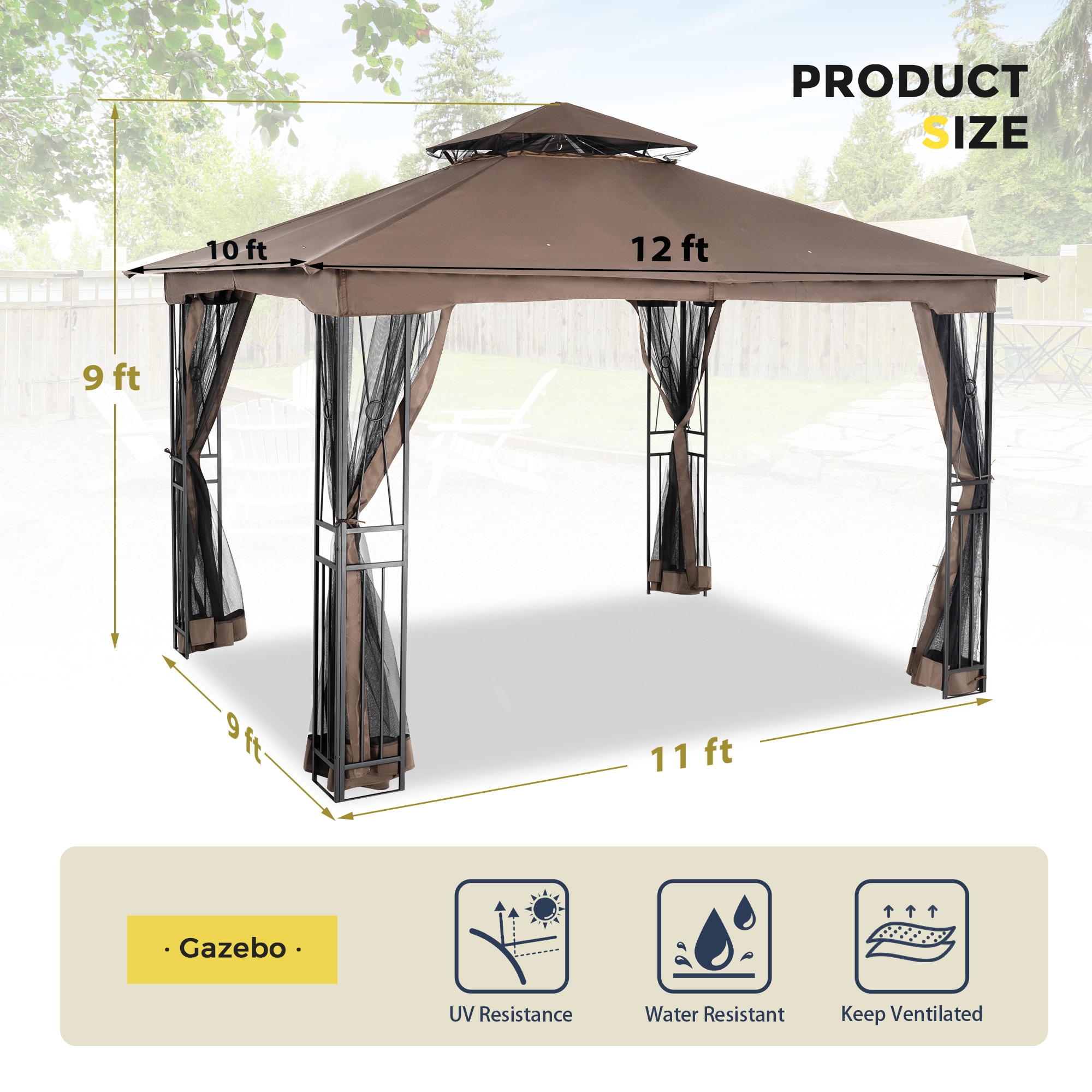  CP-ZPTY-Z-WL2 Wood-Resin-Gazebos - View #5