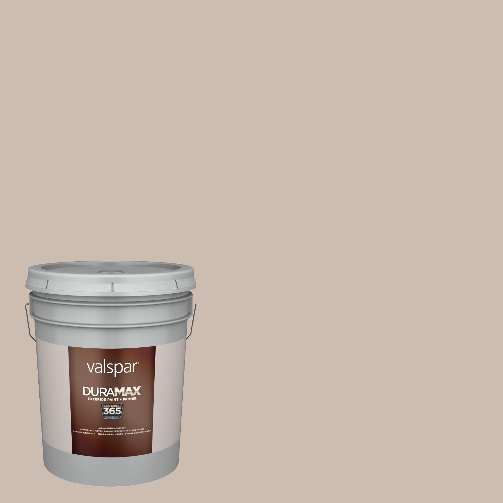 Valspar 2005-10B-4832 Duramax Flat Dust Bunny 2005-10B Latex Exterior Paint + Primer ( 5-gallon )