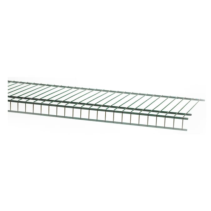 ClosetMaid 4ft x 12in Satin Chrome Wire Shelf in the Wall Mounted Shelving department at