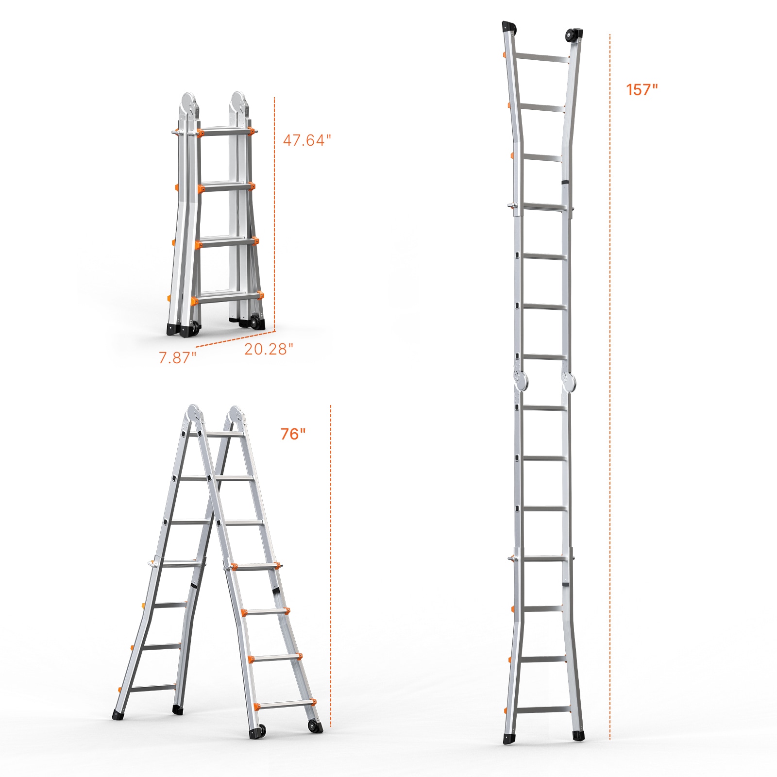 VEVOR SCDGNAZXYST406088V0 Step-Ladders - View #2