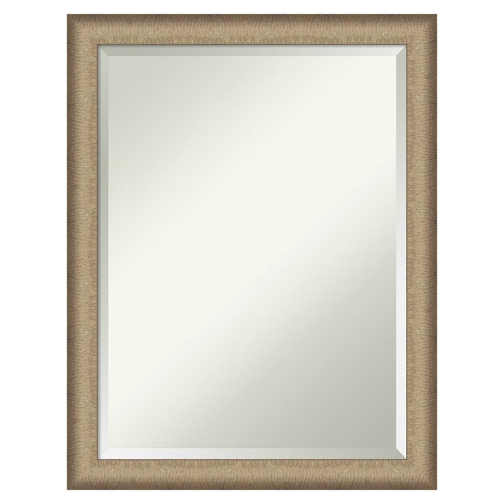 Amanti Art DSW4960829 Elegant 21-Inches x 27-Inches Framed Rectangle Bathroom Vanity Mirror ( Satin Bronze )