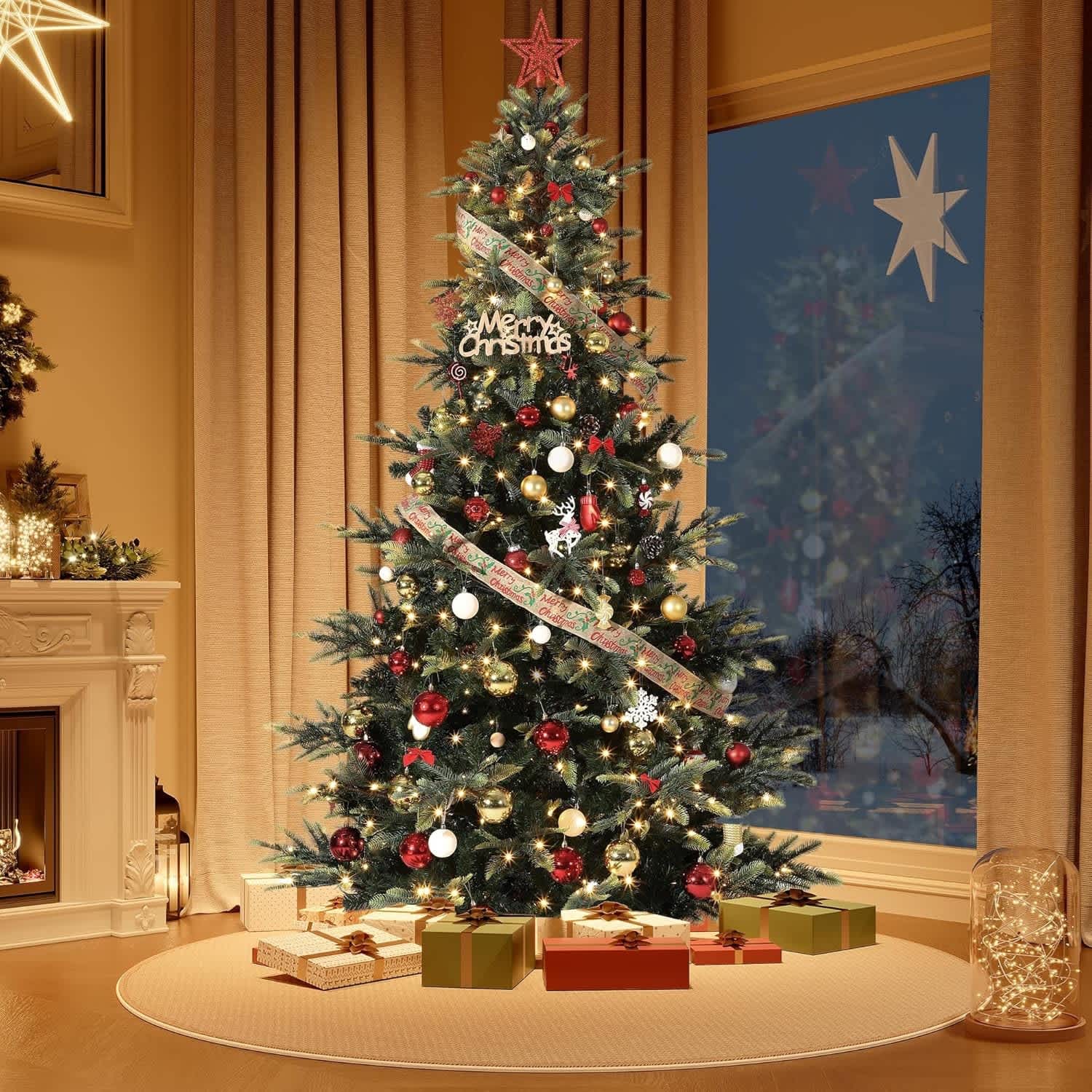 Qeetex LSACT-QH-35HLXF4G Artificial-Christmas-Trees - View #6