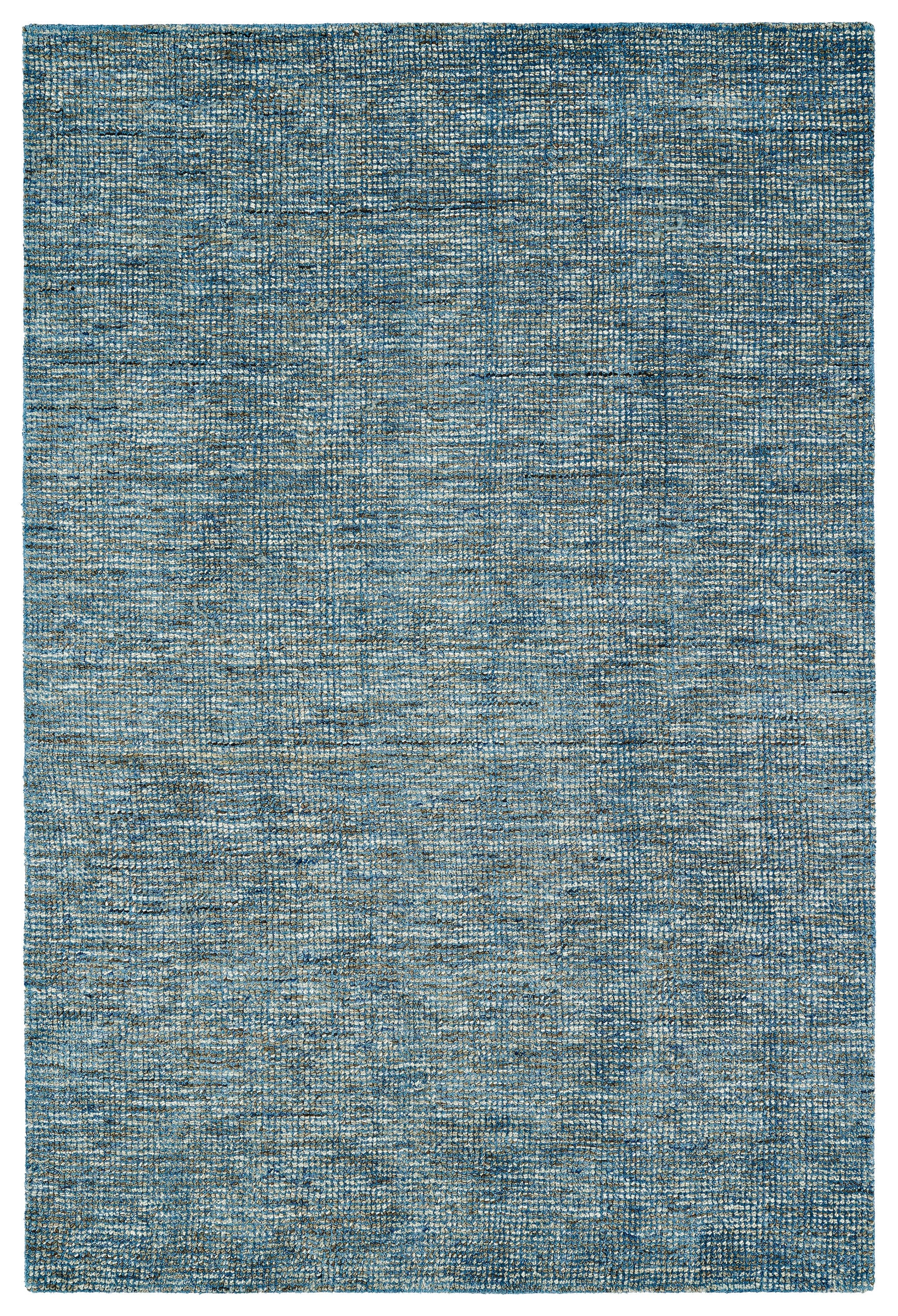 Addison Rugs AMI31BL4X6 Mission 4 x 6 (ft) Loomed Wool Blue Rectangular Indoor Solid Global Area rug