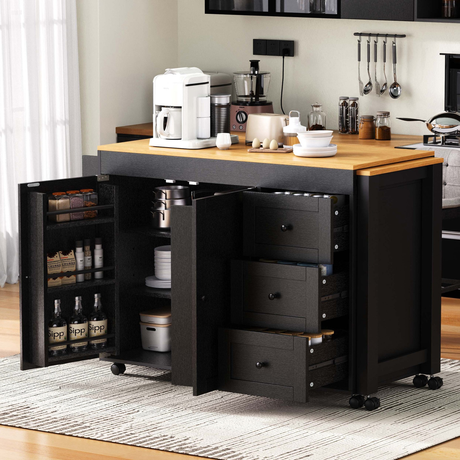Streamdale Furniture N707P303401B Kitchen-Furniture - View #4